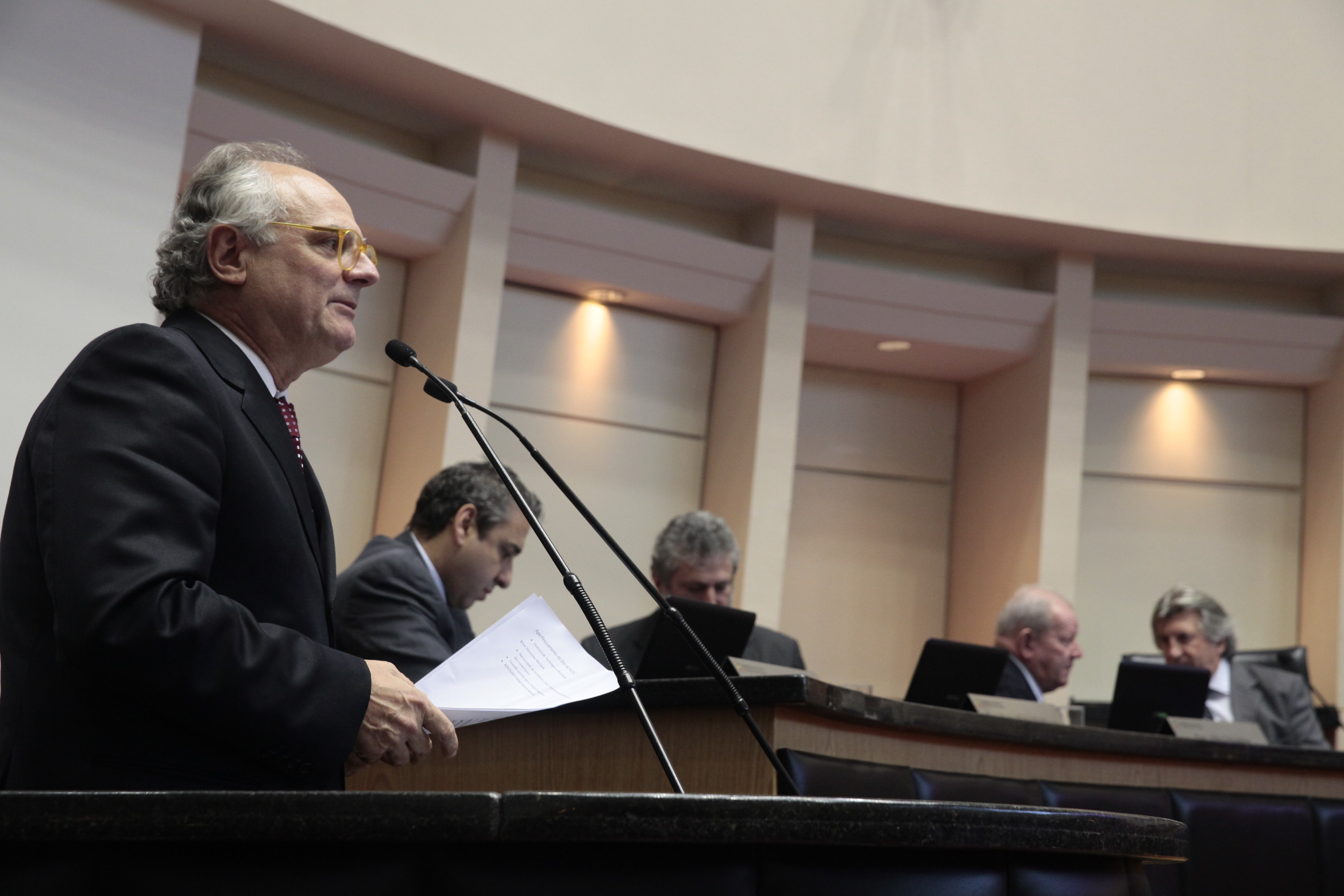 Deputado Vicente Caropreso (PSDB) - Sessão Ordinária - Plenário Osni Régis. Foto: Eduardo Guedes de Oliveira / Agência AL