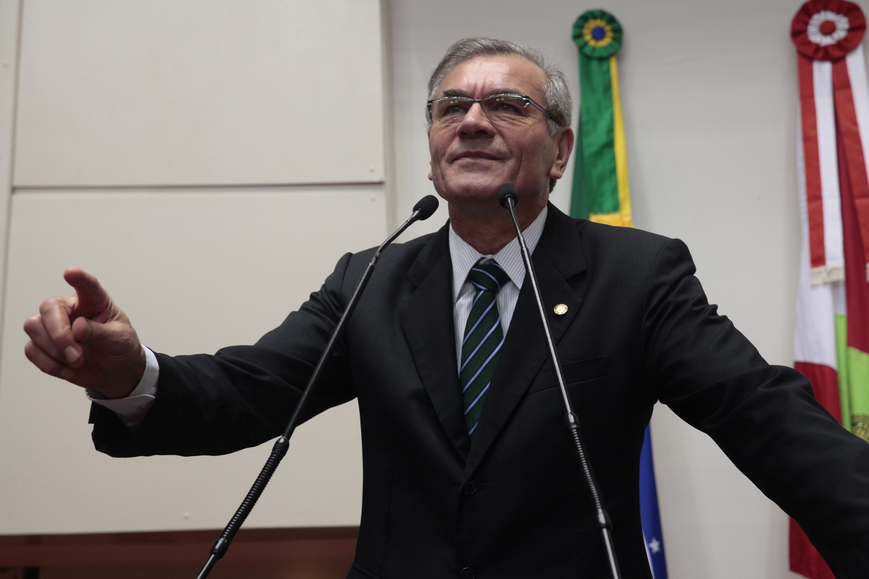 Deputado Silvio Dreveck (PP)  Sessão Ordinária. Foto: Eduardo Guedes de Oliveira / Agência AL