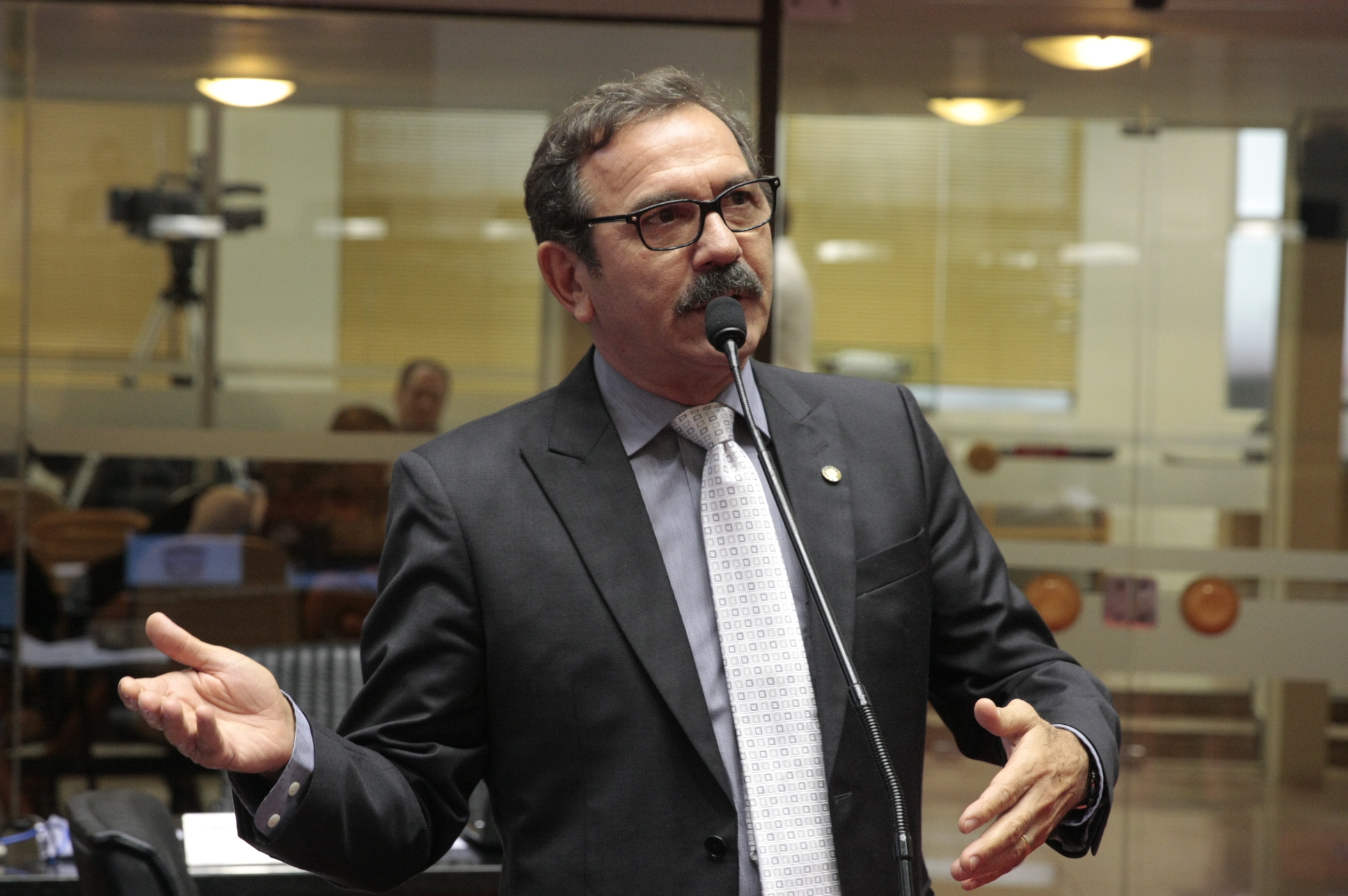 Sessão Ordinária. Deputado Serafim Venzon (PSDB). Foto: Yuri Santos / Agência AL