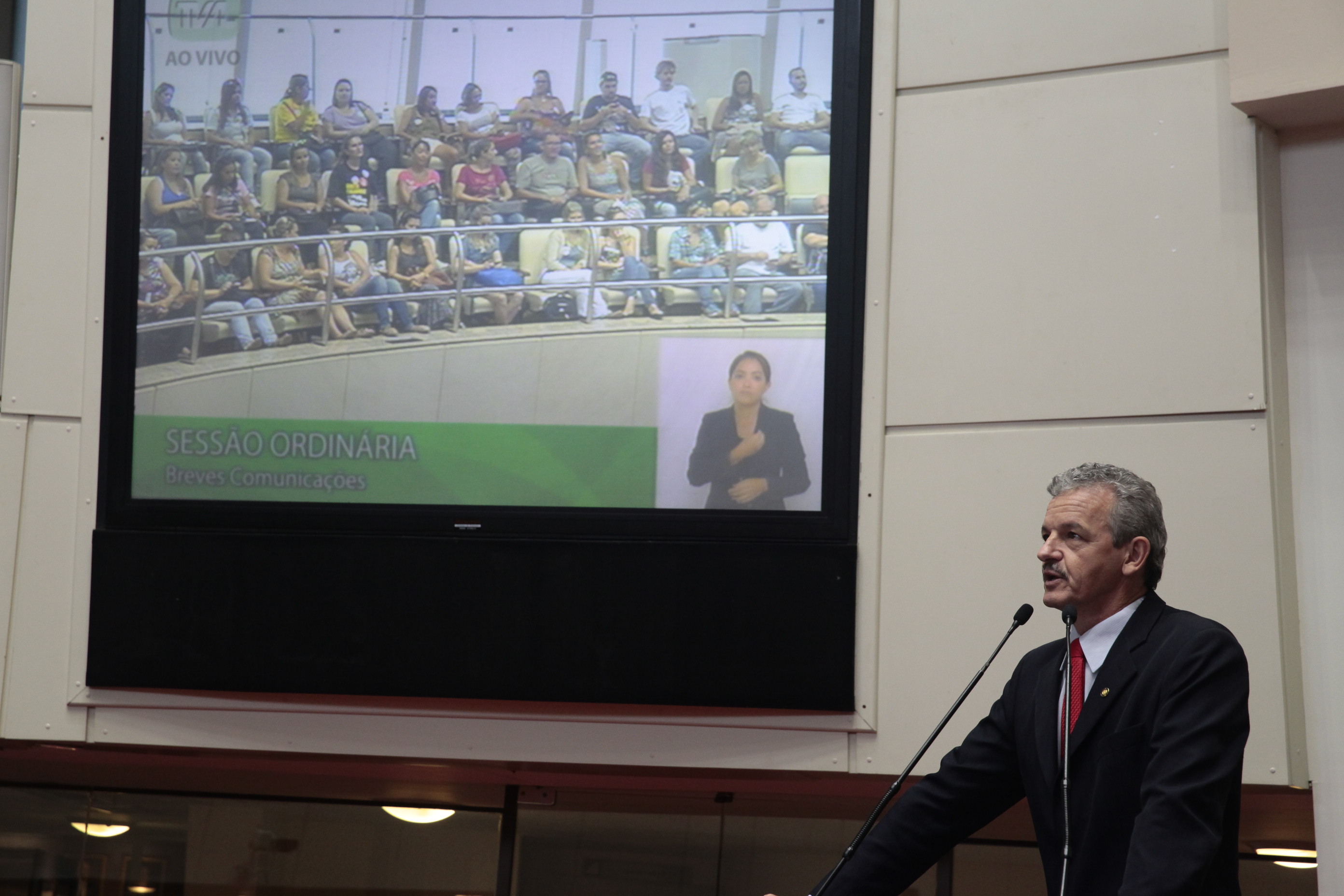 Deputado Dirceu Dresch (PT) Sessão Ordinária - Plenário Osni Régis. Foto: Eduardo Guedes de Oliveira / Agência AL