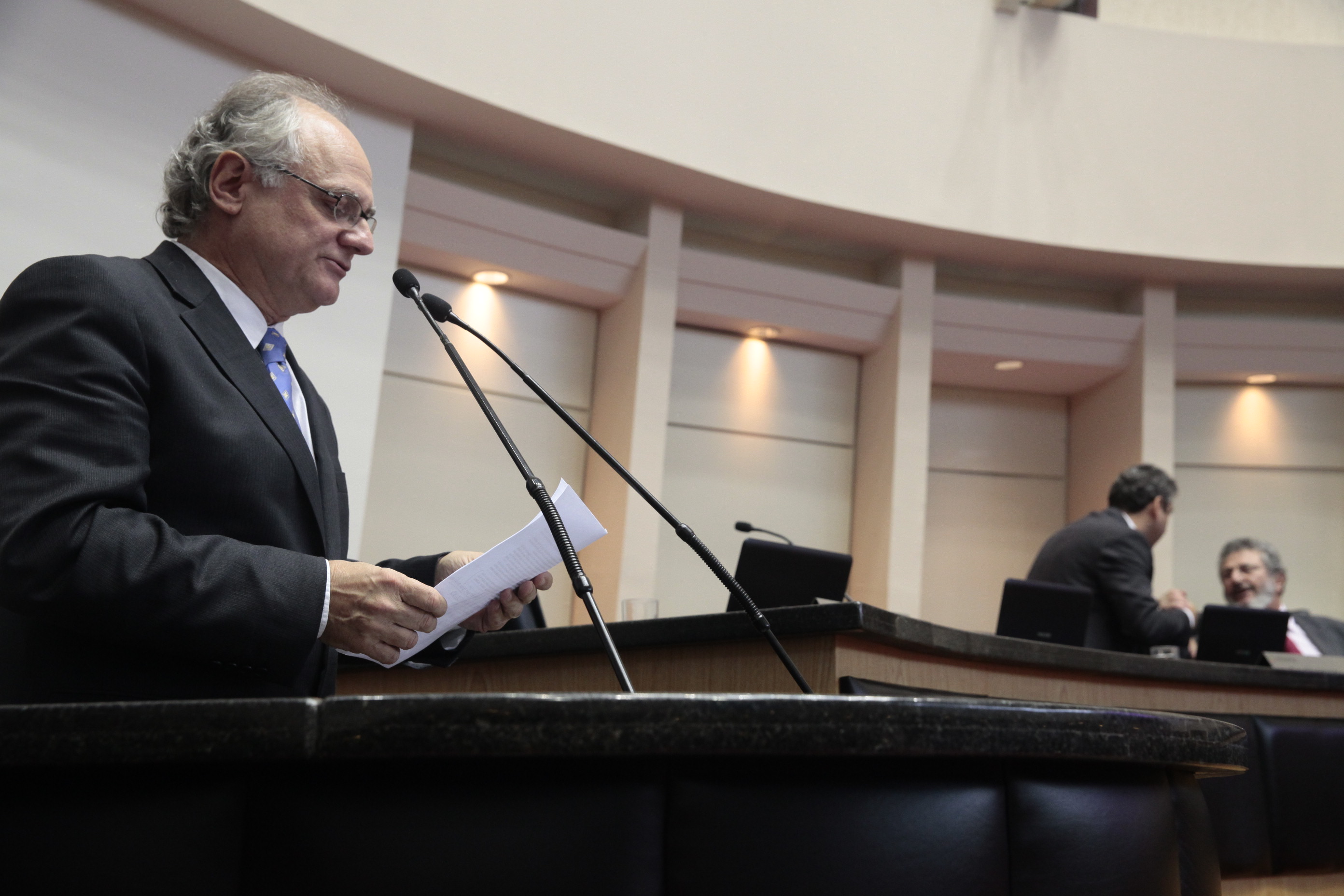 Deputado Vicente Caropreso (PSDB) Sessão Ordinária - Plenário Osni Régis. Foto: Eduardo Guedes de Oliveira / Agência AL