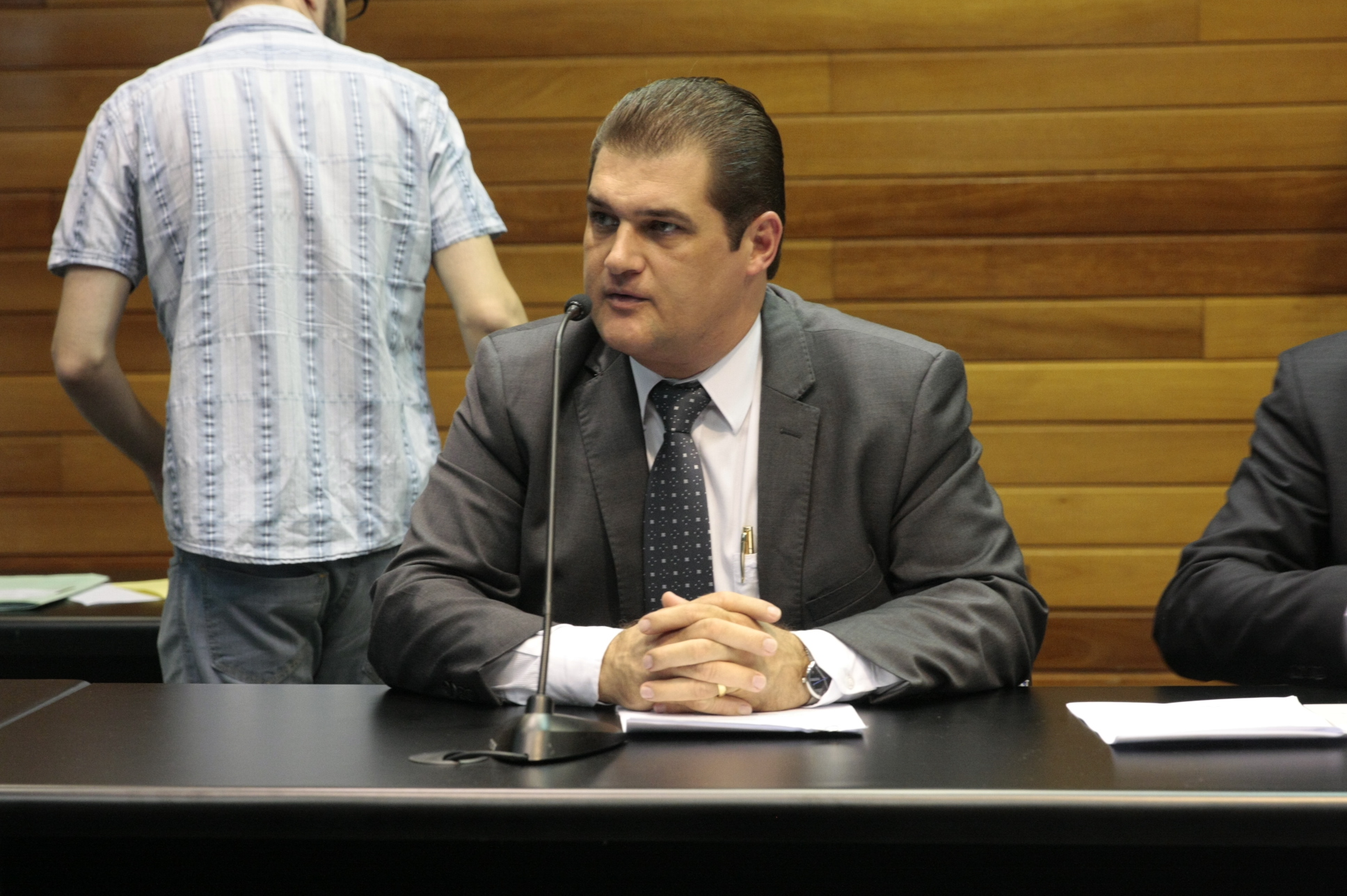 Comissão de Saúde. Deputado Cleiton Salvaro (PSB). Foto:Yuri Santos / Agência AL
