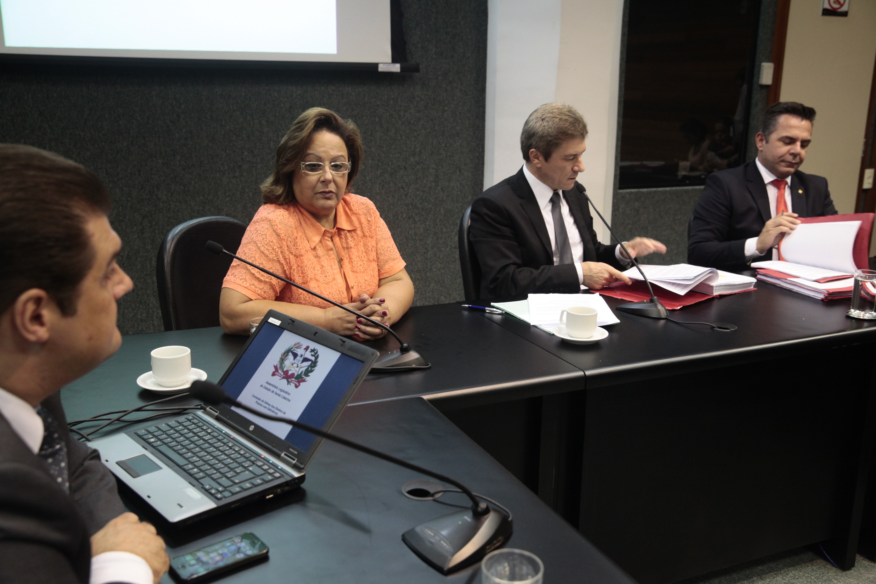Reunião da Comissão de Defesa dos Direitos da Pessoa com Deficiência. Foto: Eduardo Guedes de Oliveira / Agência AL