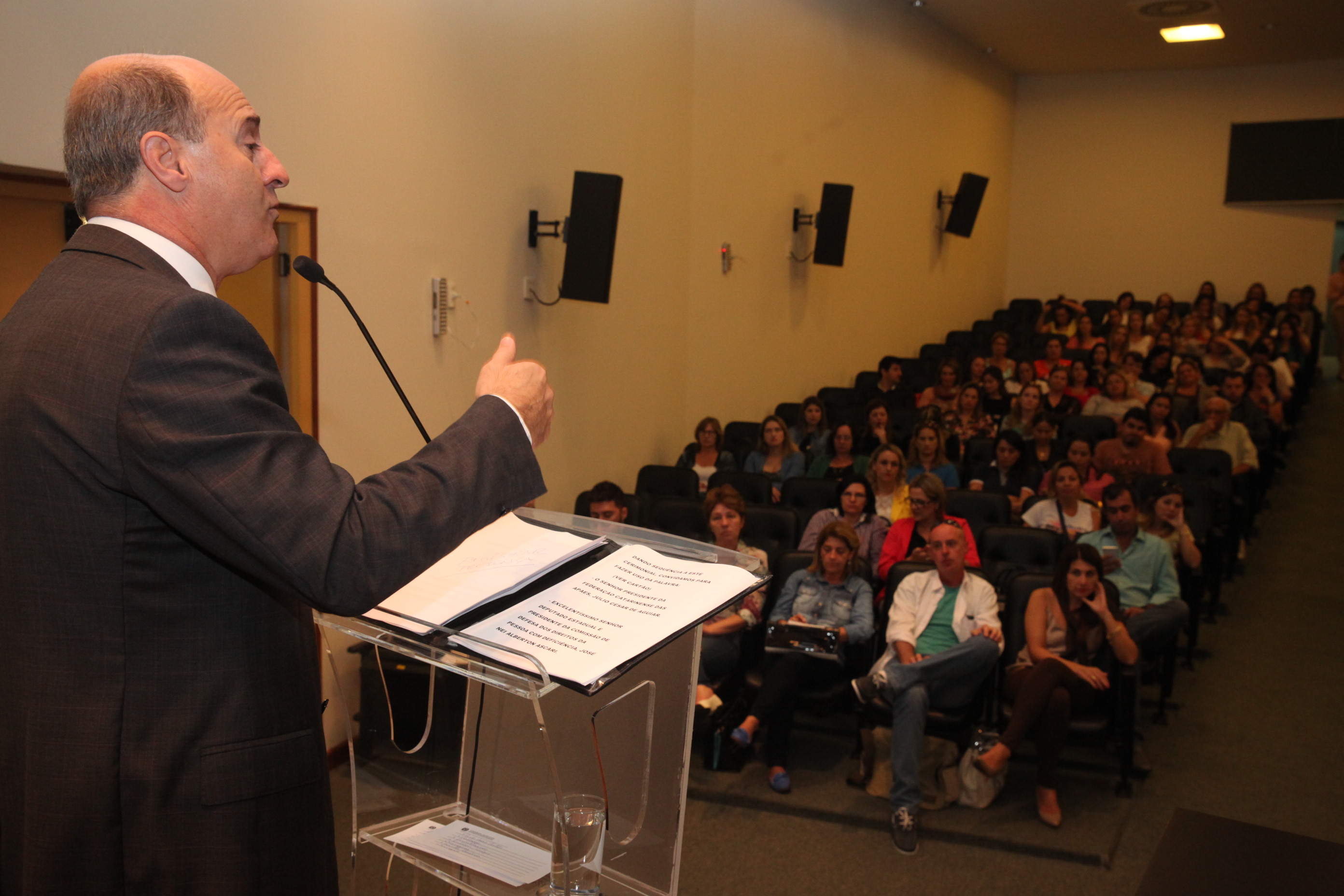 Seminário Prevenção de Deficiências. Foto: Fábio Queiroz / Agência AL