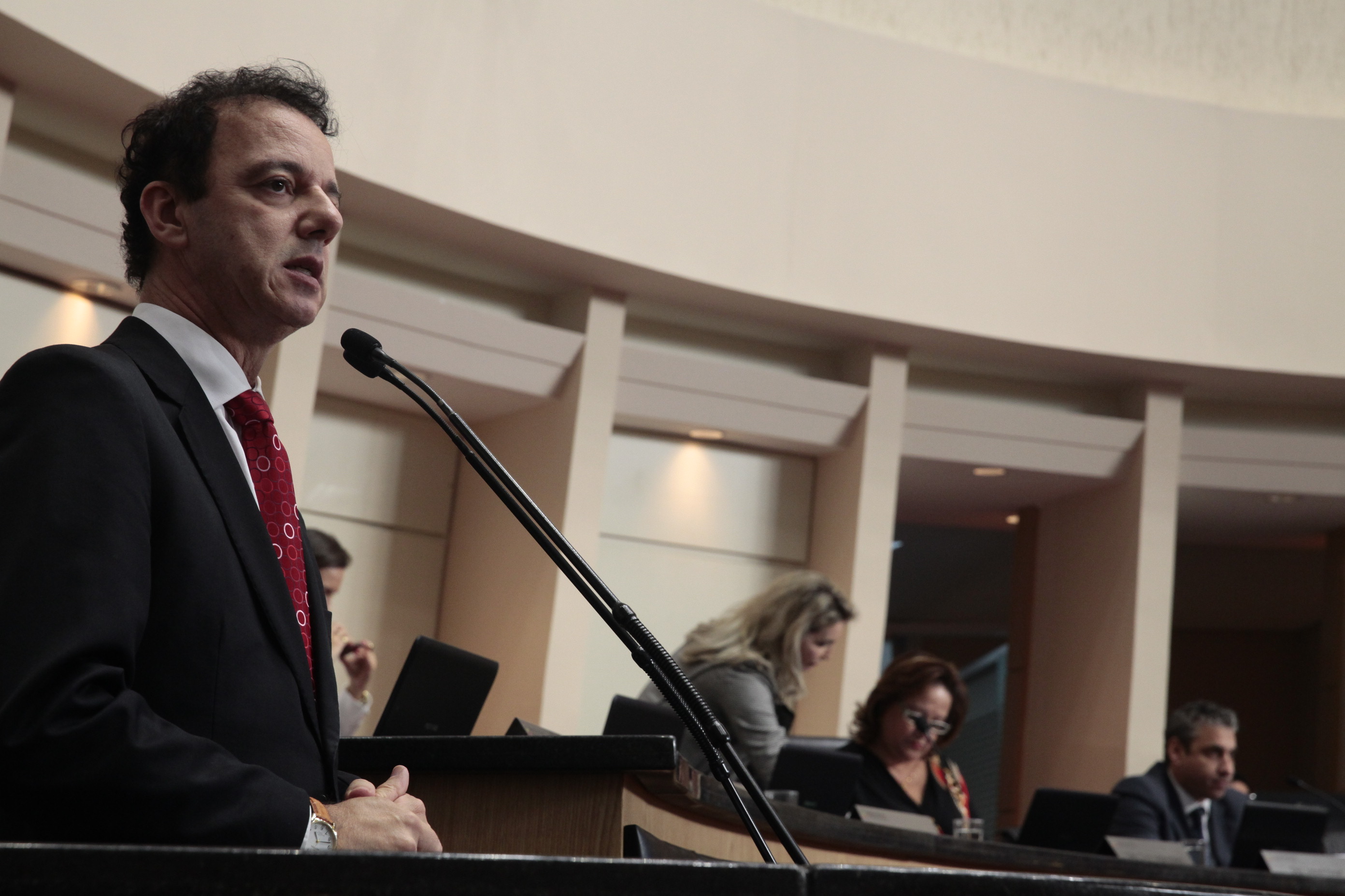 Ismael Dos Santos (PSD)   Sessão Ordinária. Foto: Eduardo Guedes de Oliveira / Agência AL