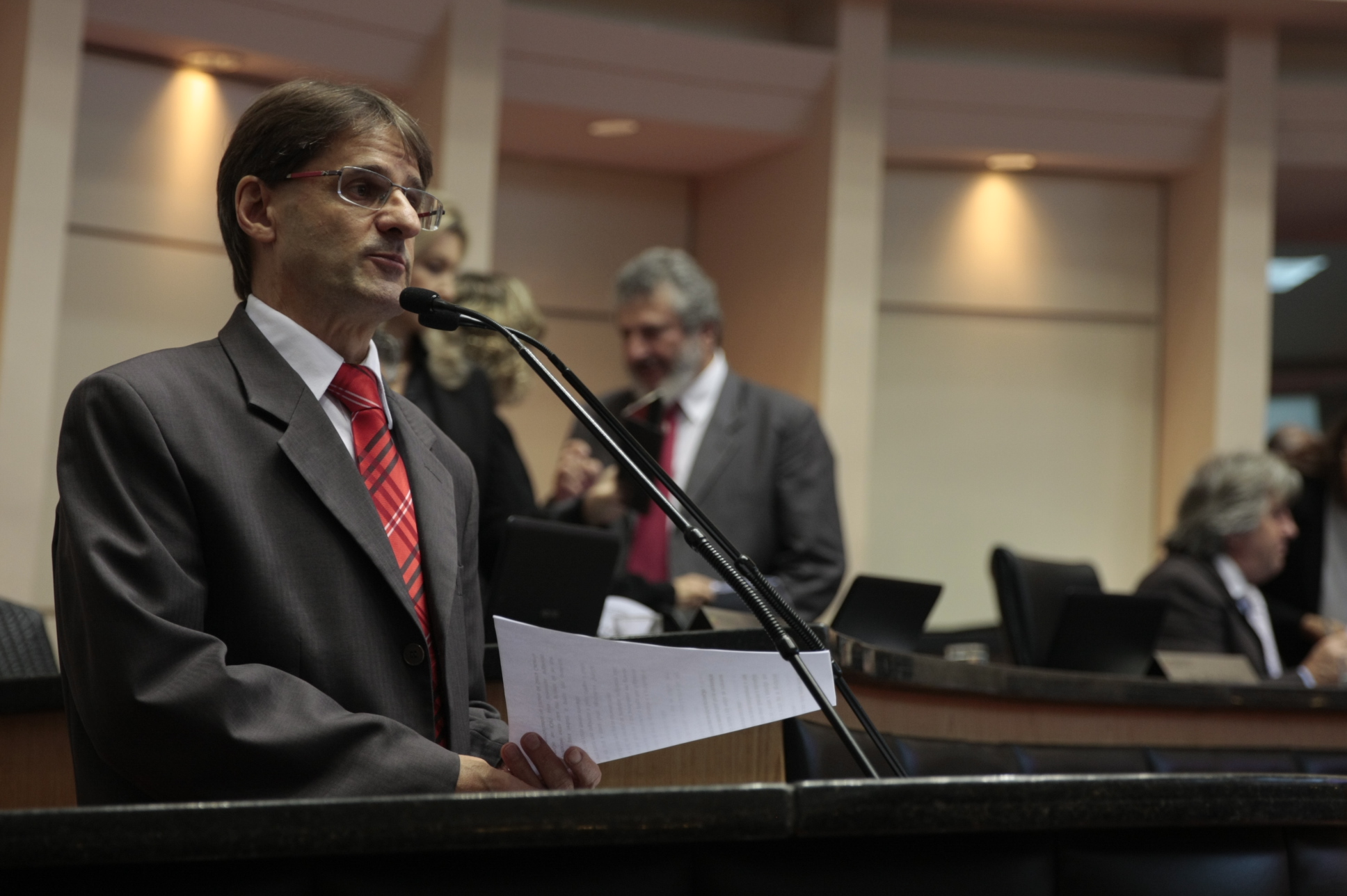 Sessão Ordinária. Deputado Neodi Saretta (PT). Foto:Yuri Santos / Agência AL