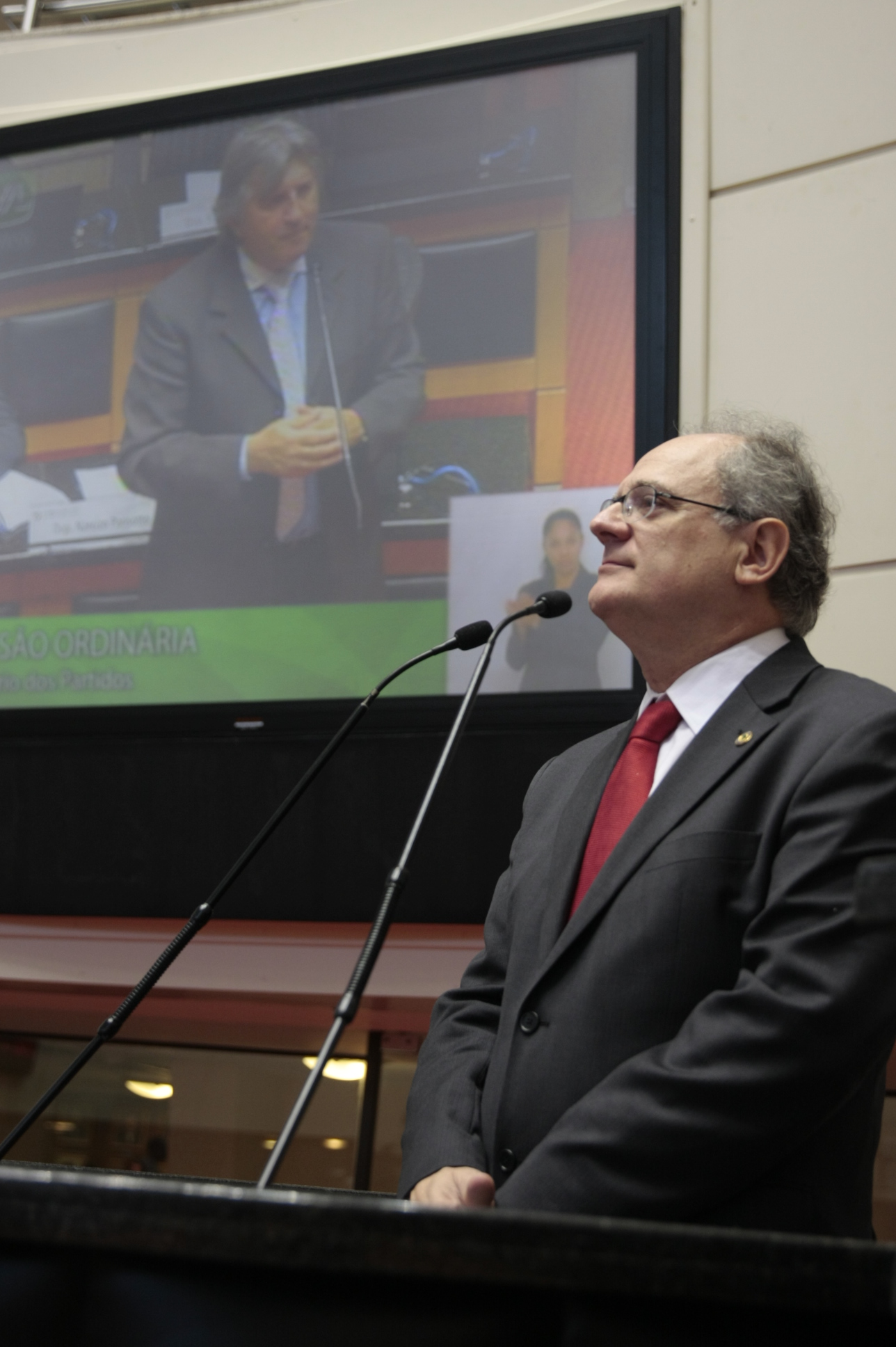 Sessão Ordinária. Deputado Vicente Caropreso (PSDB). Foto:Yuri Santos / Agência AL
