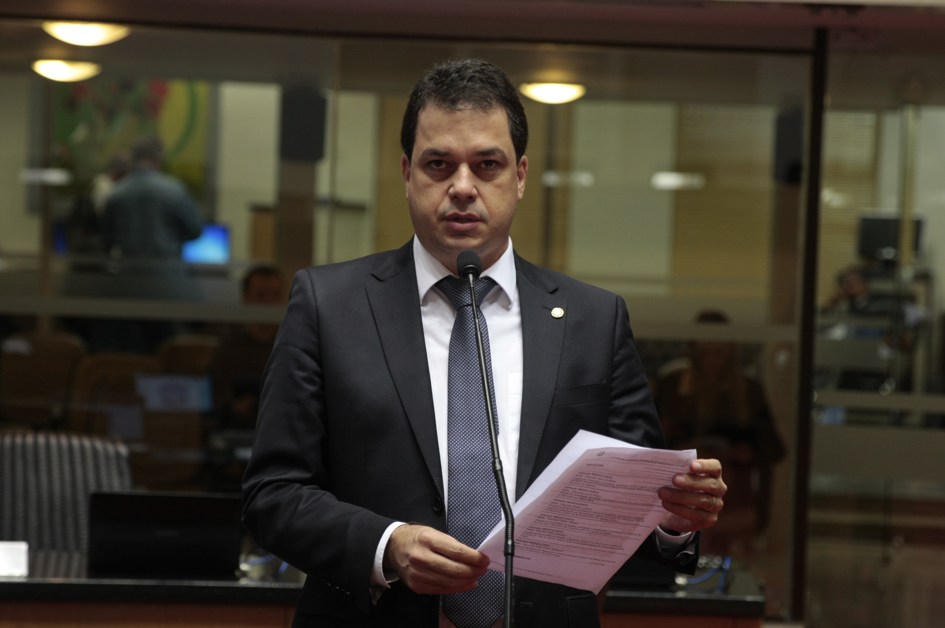 Sessão Ordinária. Deputado Rodrigo Minotto (PDT). Foto:Yuri Santos / Agência AL