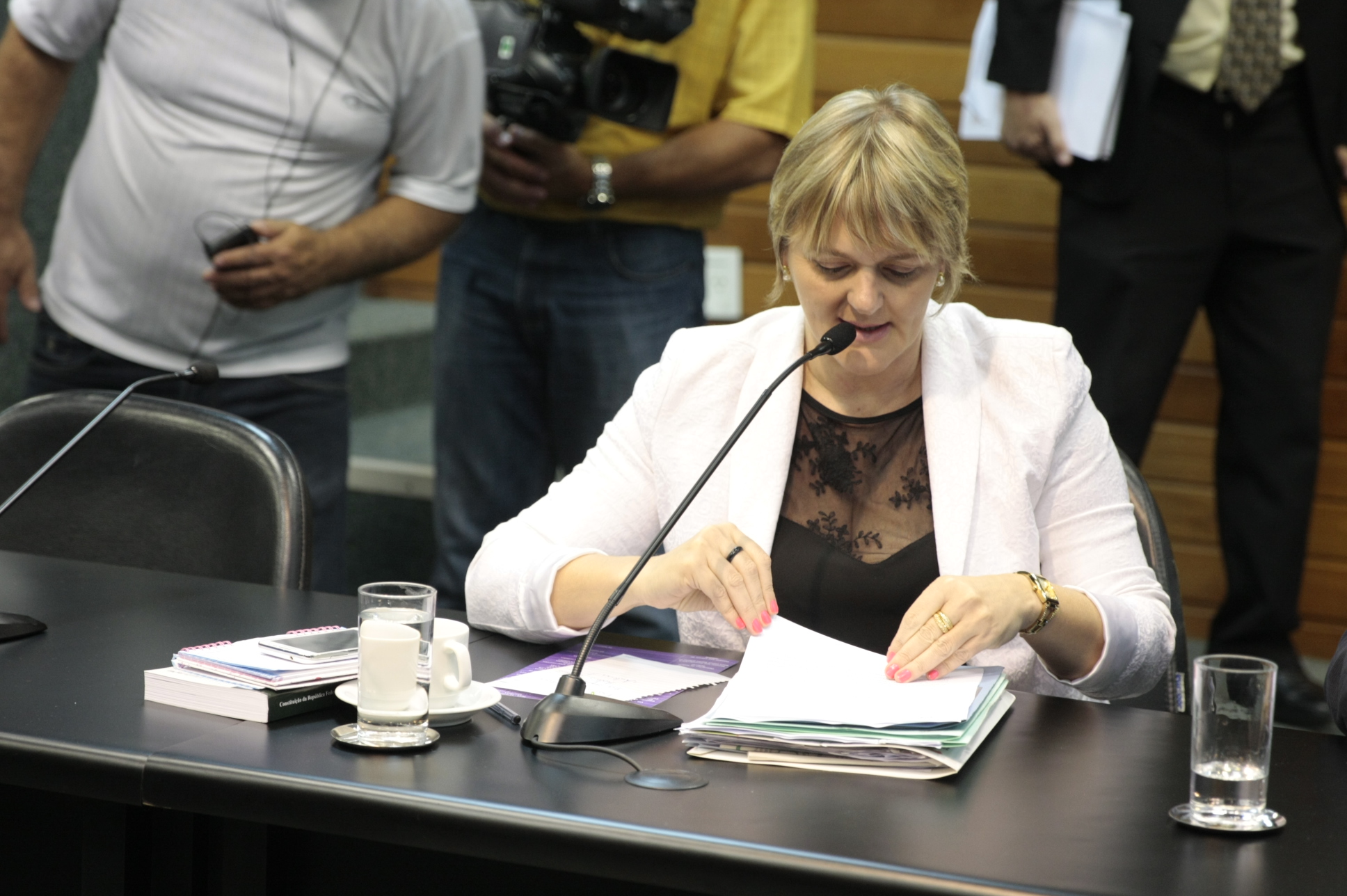 Comissão de Constituição e Justiça. Deputada Luciane Carminatti (PT)  Foto: Yuri Santos / Agência AL