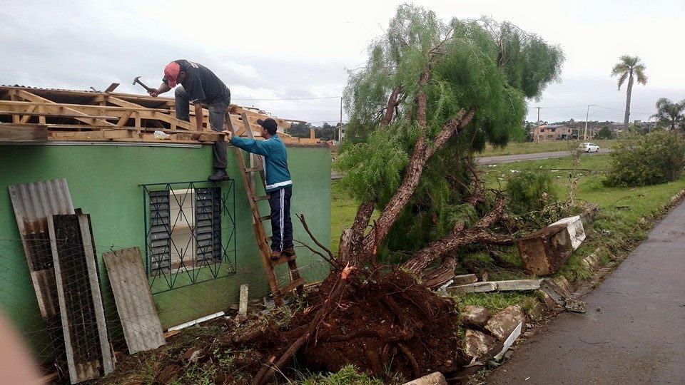 Exército está em SC para ajuda à cidades atingidas pelo tornado. Foto: Fabio Queiroz/Agência AL