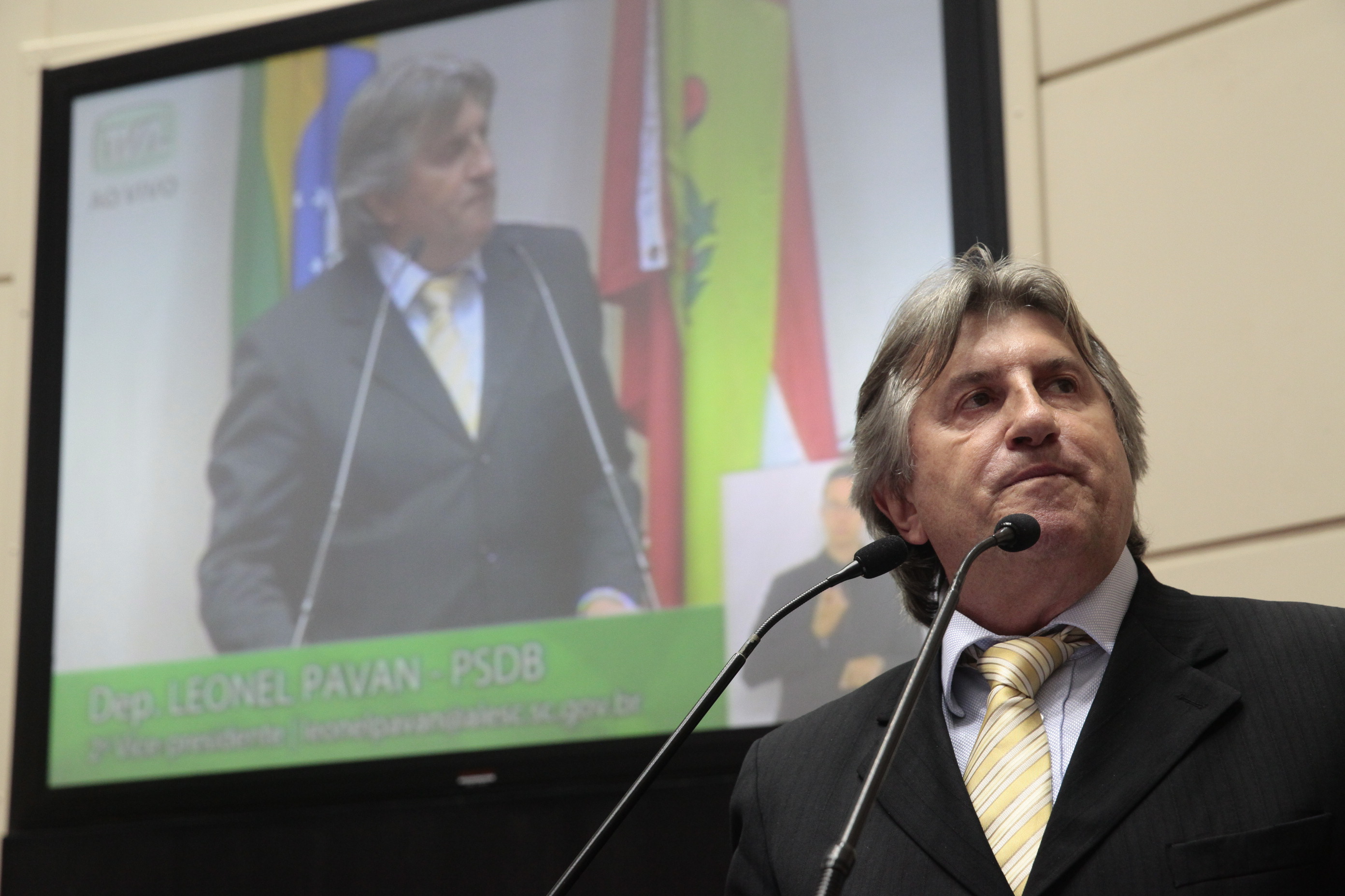 Deputado Leonel Pavan (PSDB).  Foto: Eduardo Guedes de Oliveira / Agência AL