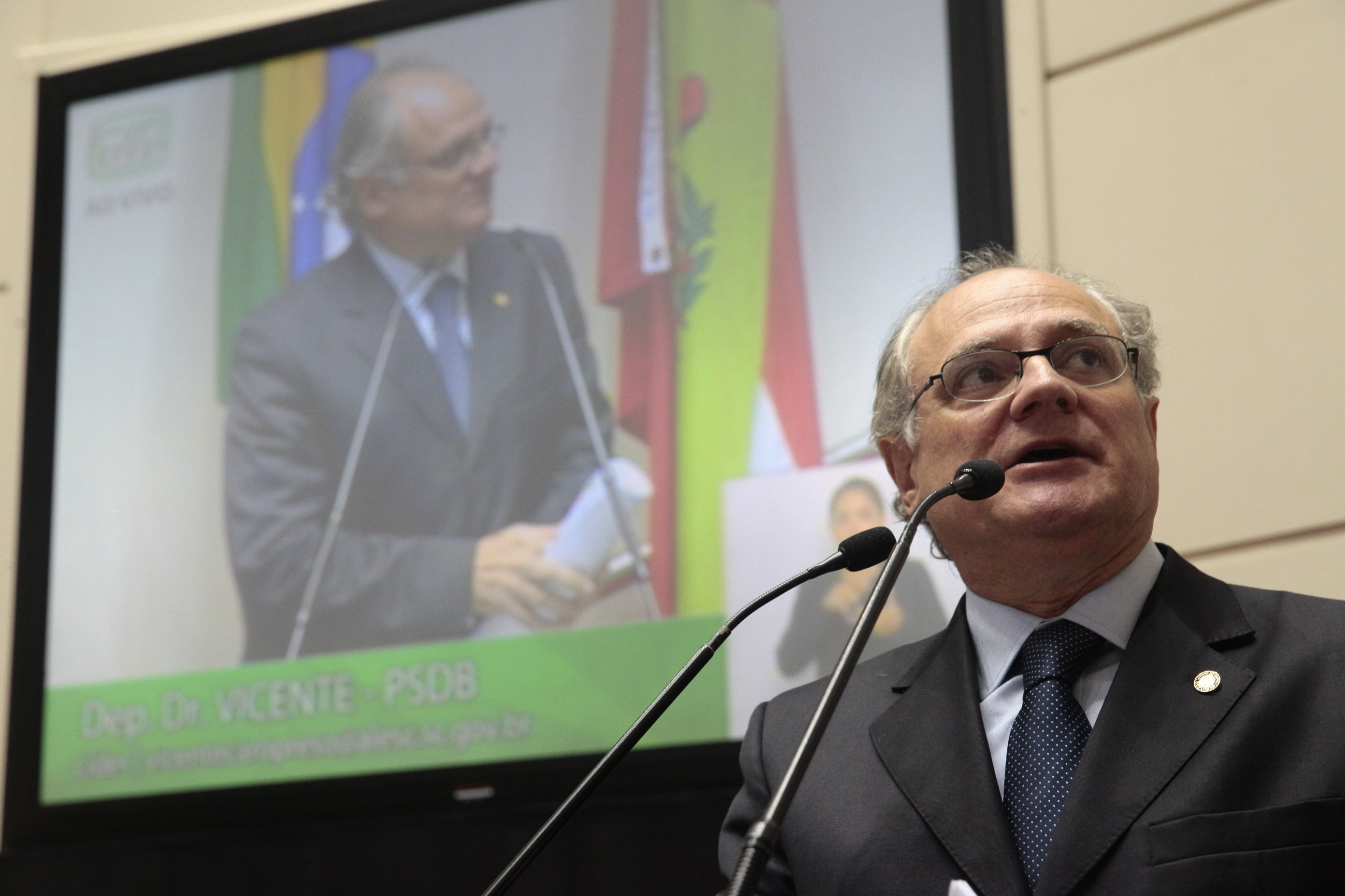 Deputado Vicente Caropreso (PSDB) Foto: Eduardo Guedes de Oliveira / Agência AL