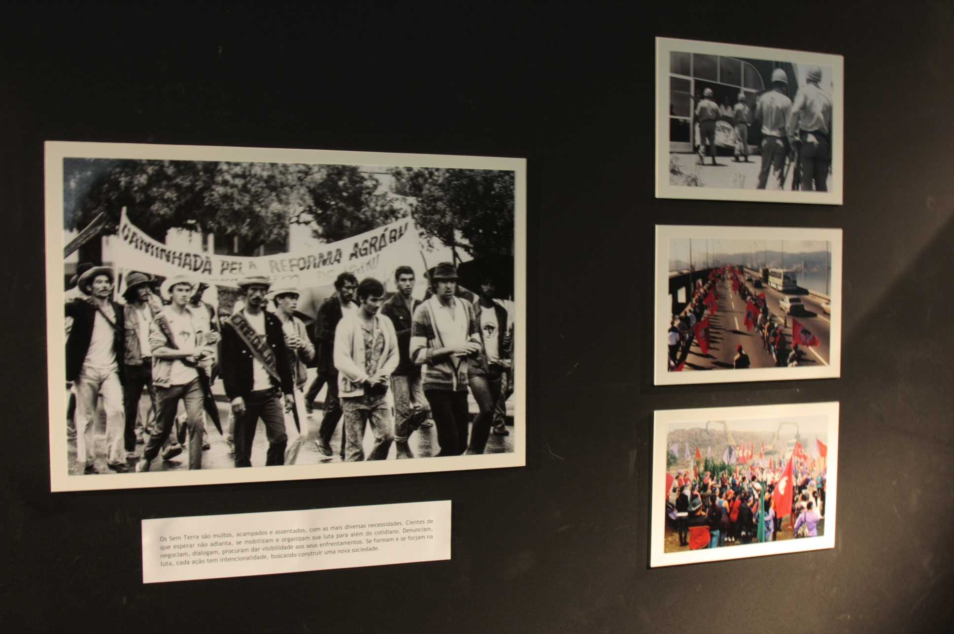Exposição fotográfica MST/SC 30 anos
