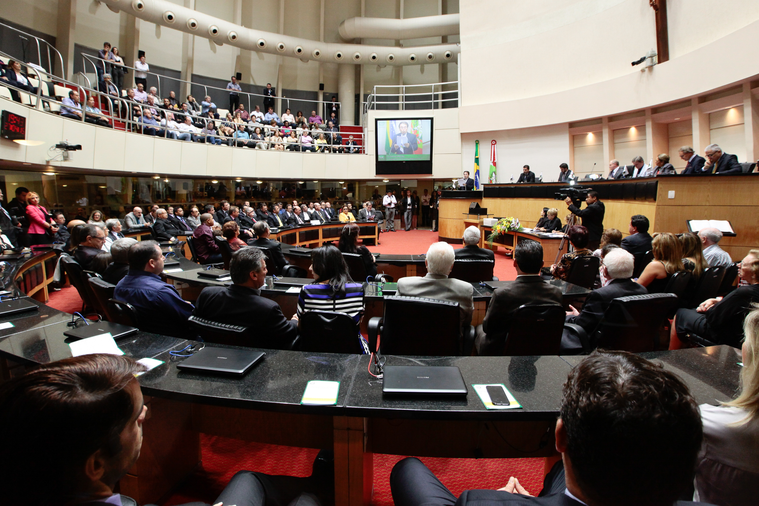 Sessão Especial em homenagem aos 49 anos de fundação do Partido do Movimento Democrático Brasileiro - PMDB. Foto: Miriam Zomer/Agência AL