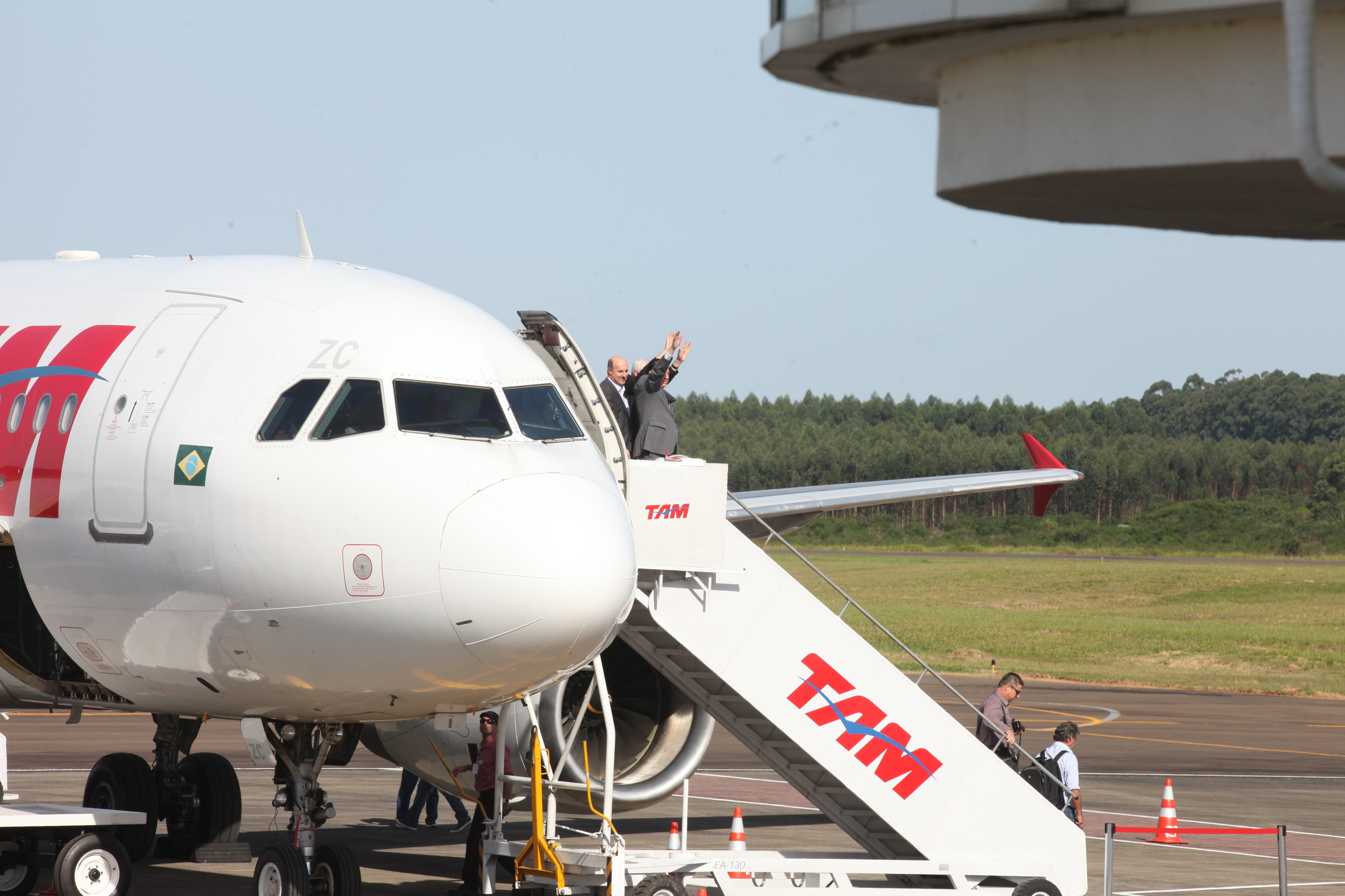 Inauguração do Aeroporto de Jaguaruna. Foto: Fábio Queiroz | Agência AL