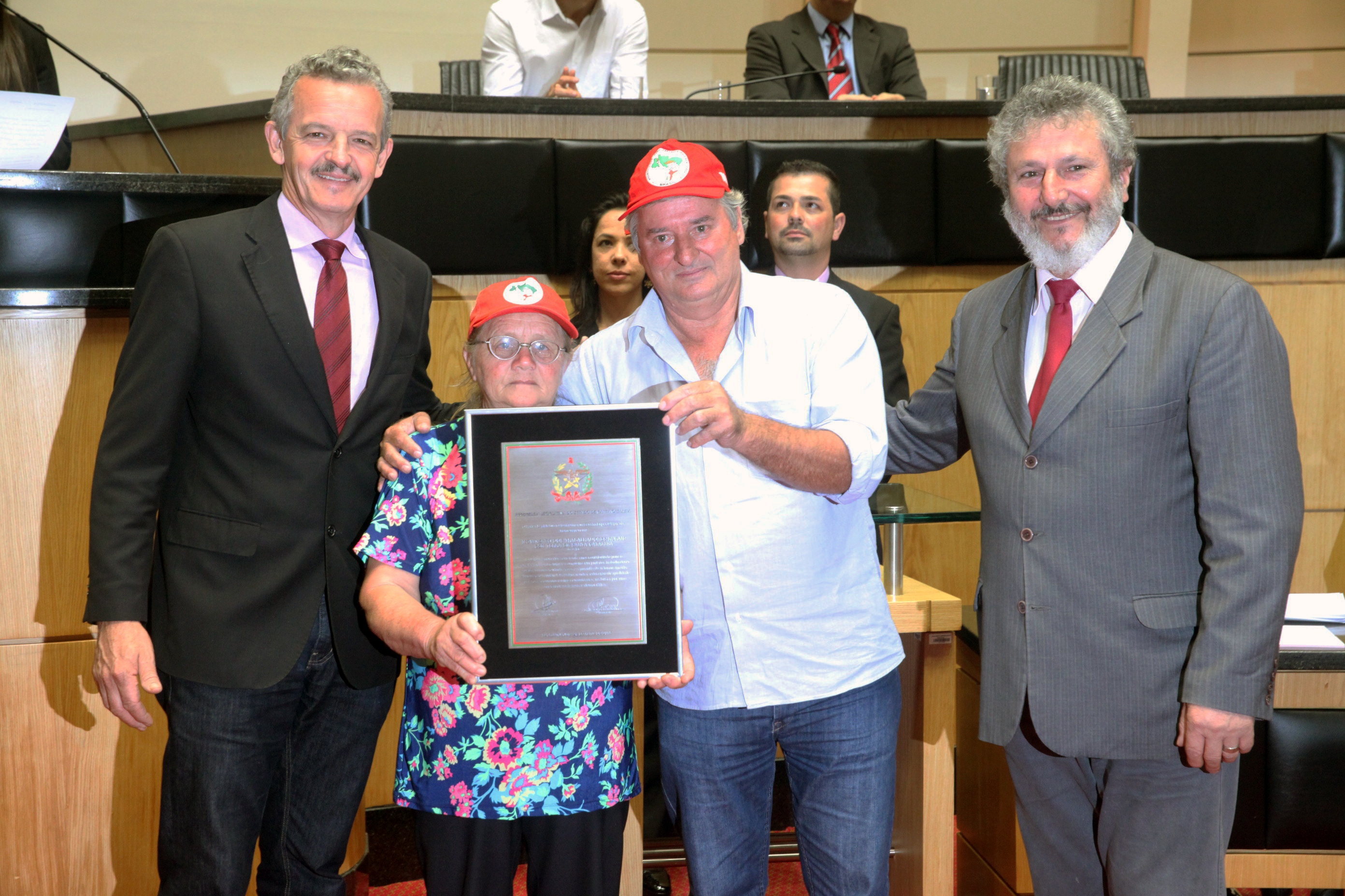 Sessão Especial em homenagem aos 30 Anos do MST de SC. Foto: Fábio Queiroz / Agência AL