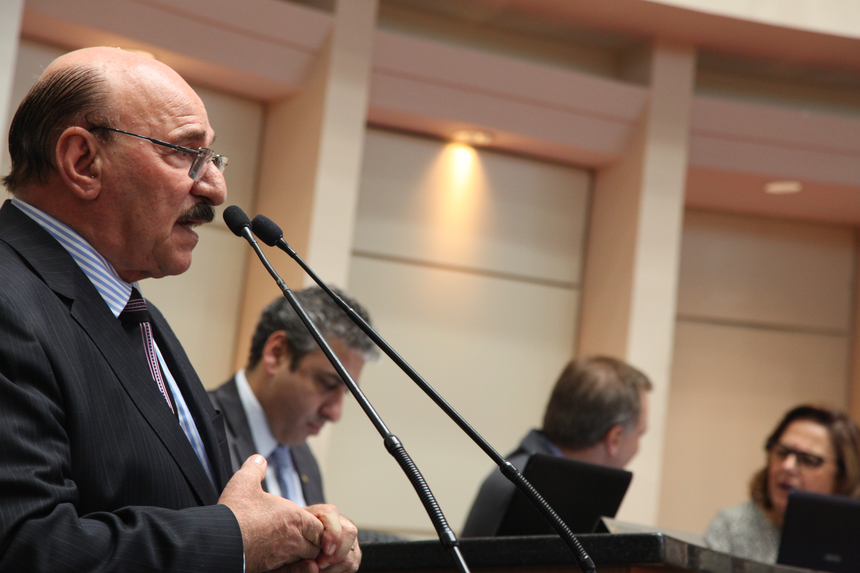 Deputado Manoel Mota (PMDB) Sessão Ordinária - Plenário.  Foto :Eduardo Guedes de Oliveira / Agência AL