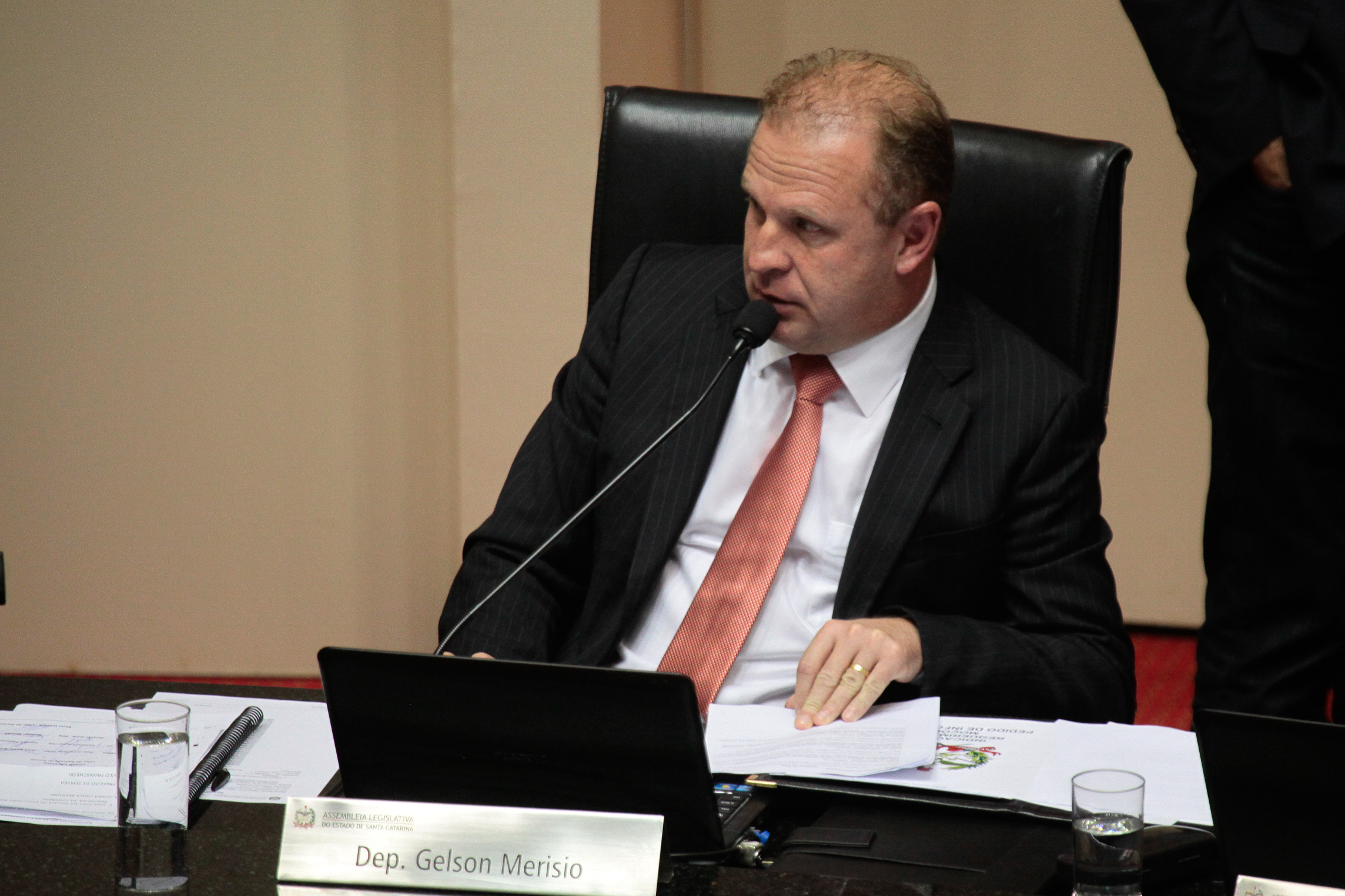 Deputado Gelson Merisio (PSD)  - Sessão Ordinária - Plenário Osni Régis. Foto: Miriam Zomer/Agência AL