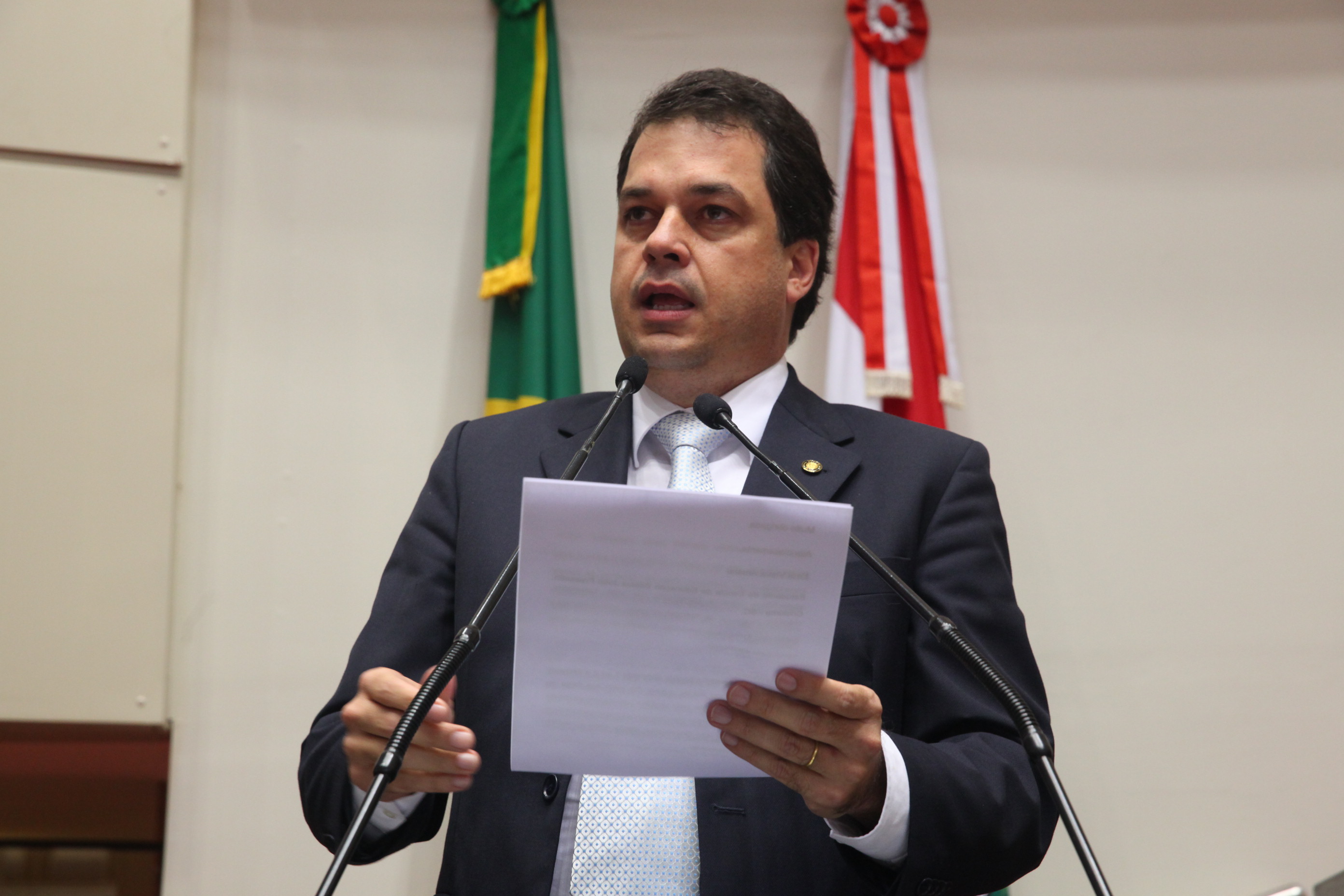 Deputado Rodrigo Minotto (PDT) Sessão Ordinária - Plenário. Foto :Eduardo Guedes de Oliveira / Agência AL