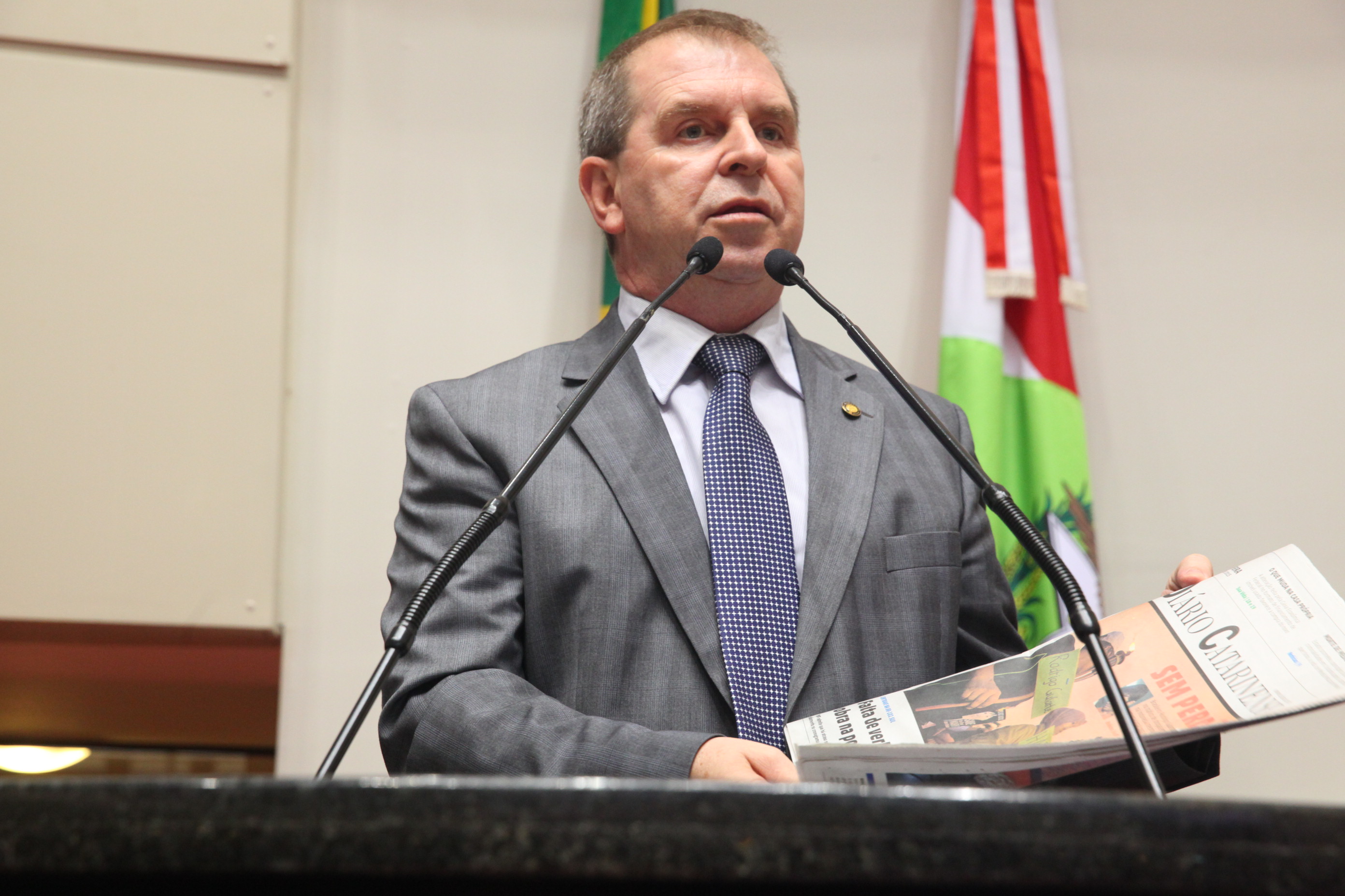 Deputado Mauricio eskudlark (PSD) Sessão Ordinária - Plenário.  Foto :Eduardo Guedes de Oliveira / Agência AL
