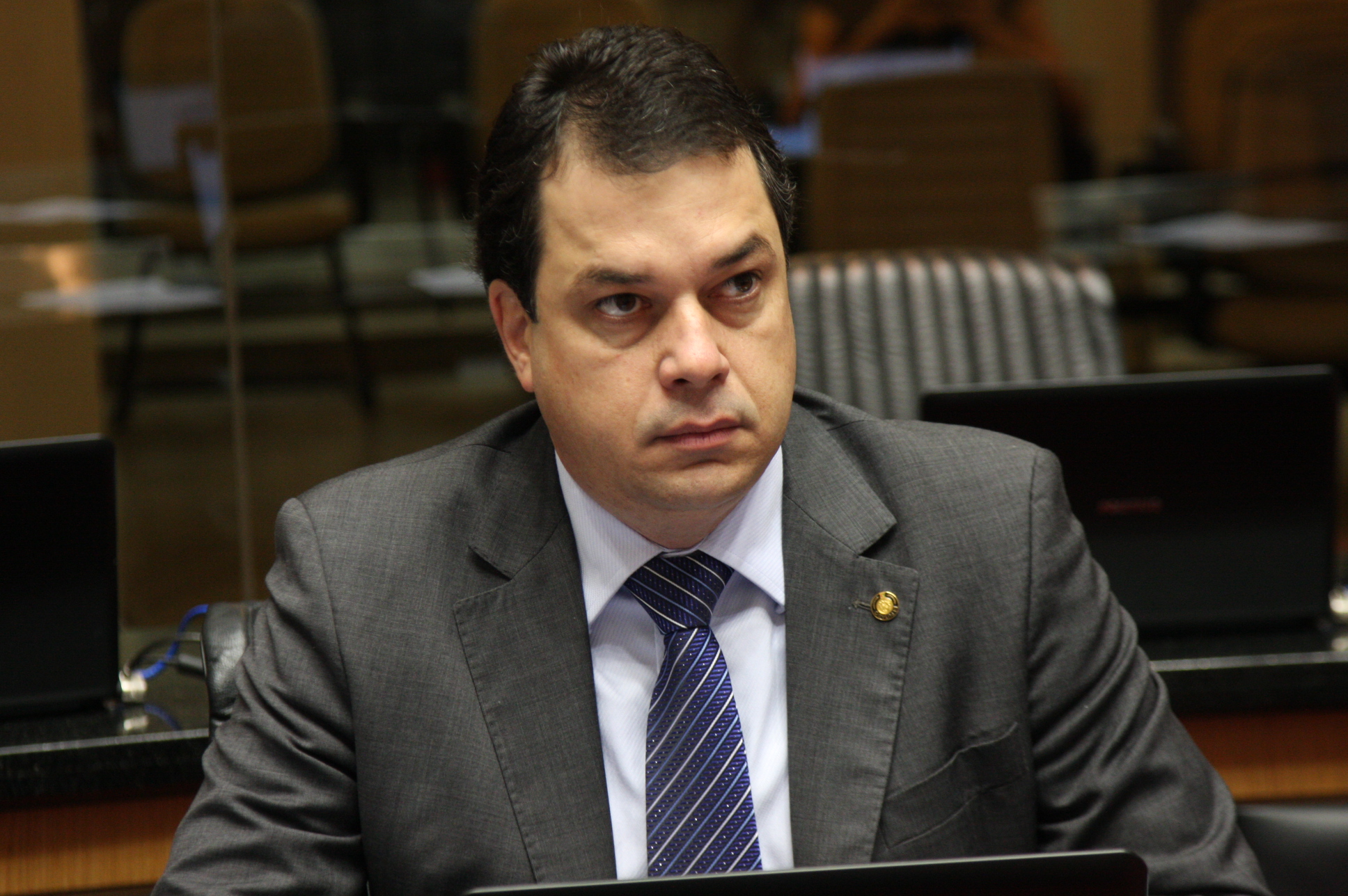 Deputado Rodrigo Minotto (PDT) Sessão Ordinária. Foto: Yuri Santos / Agência AL