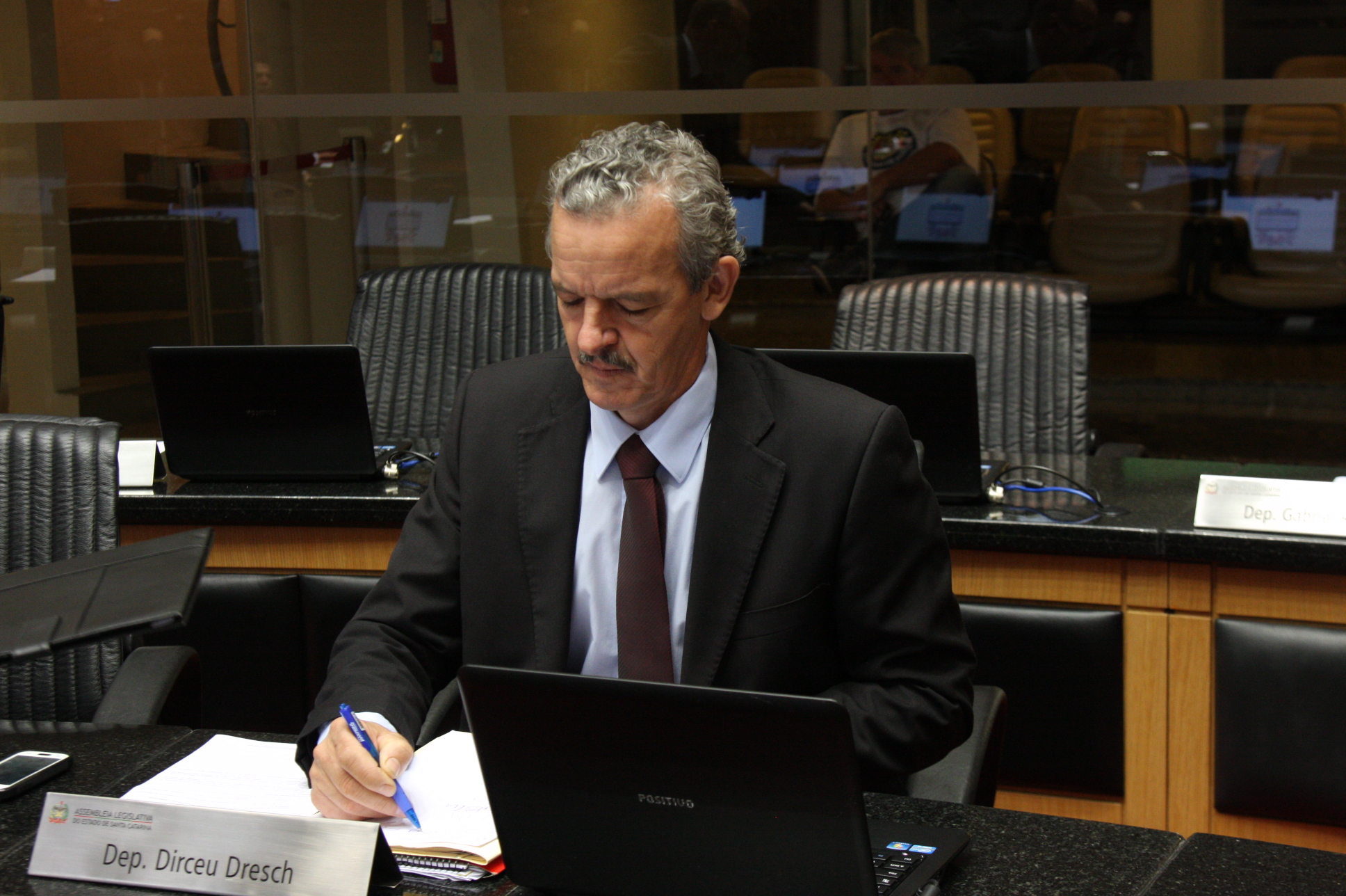 Deputado Dirceu Dresch (PT) Sessão Ordinária. Foto: Yuri Santos / Agência AL