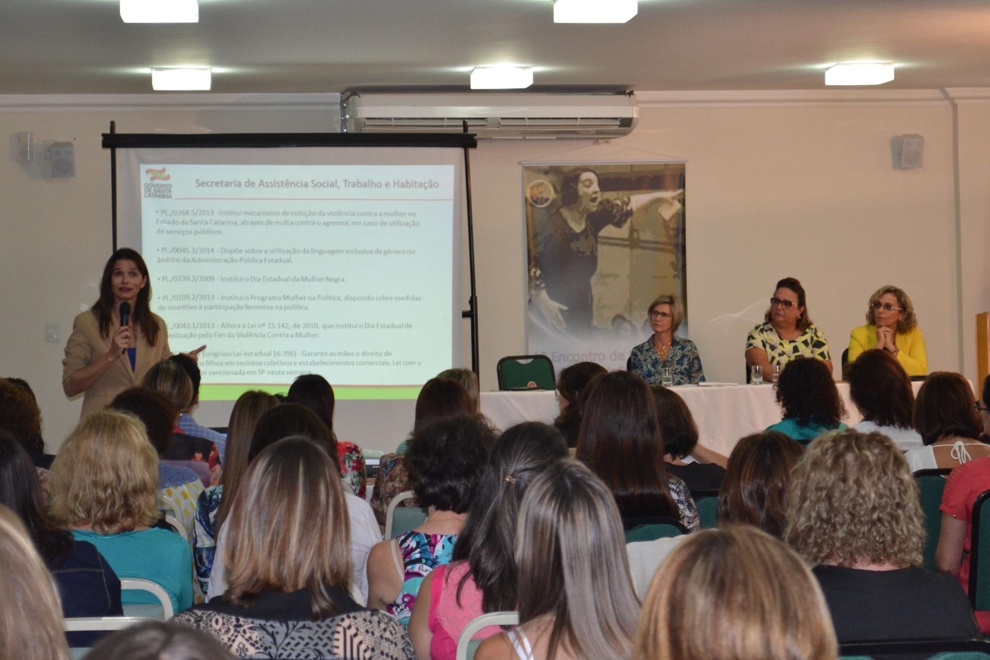 Histórias de sucesso marcam segundo dia do VI Encontro de Mulheres Parlamentares