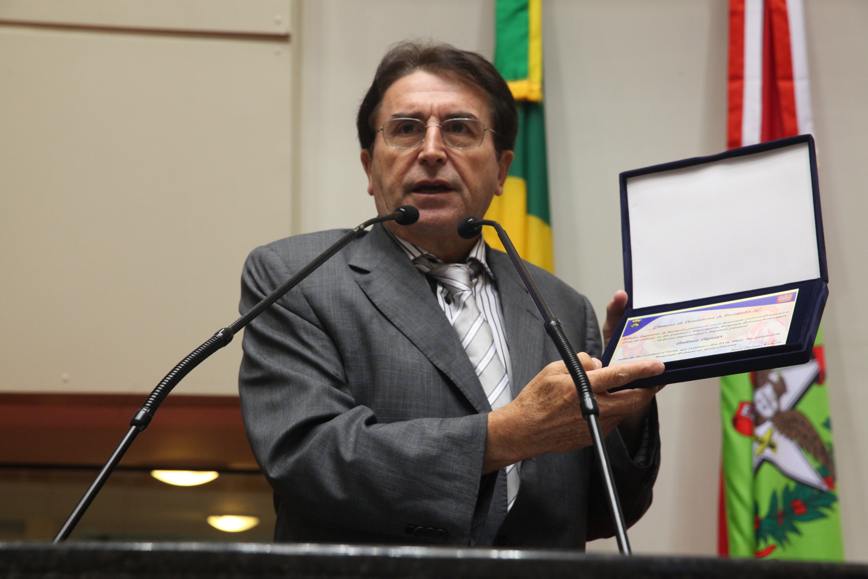 Deputado Antonio Aguiar (PMDB) - Sessão Ordinária - Plenário Osni Régis. Fotos: Eduardo Guedes de Oliveira / Agência AL