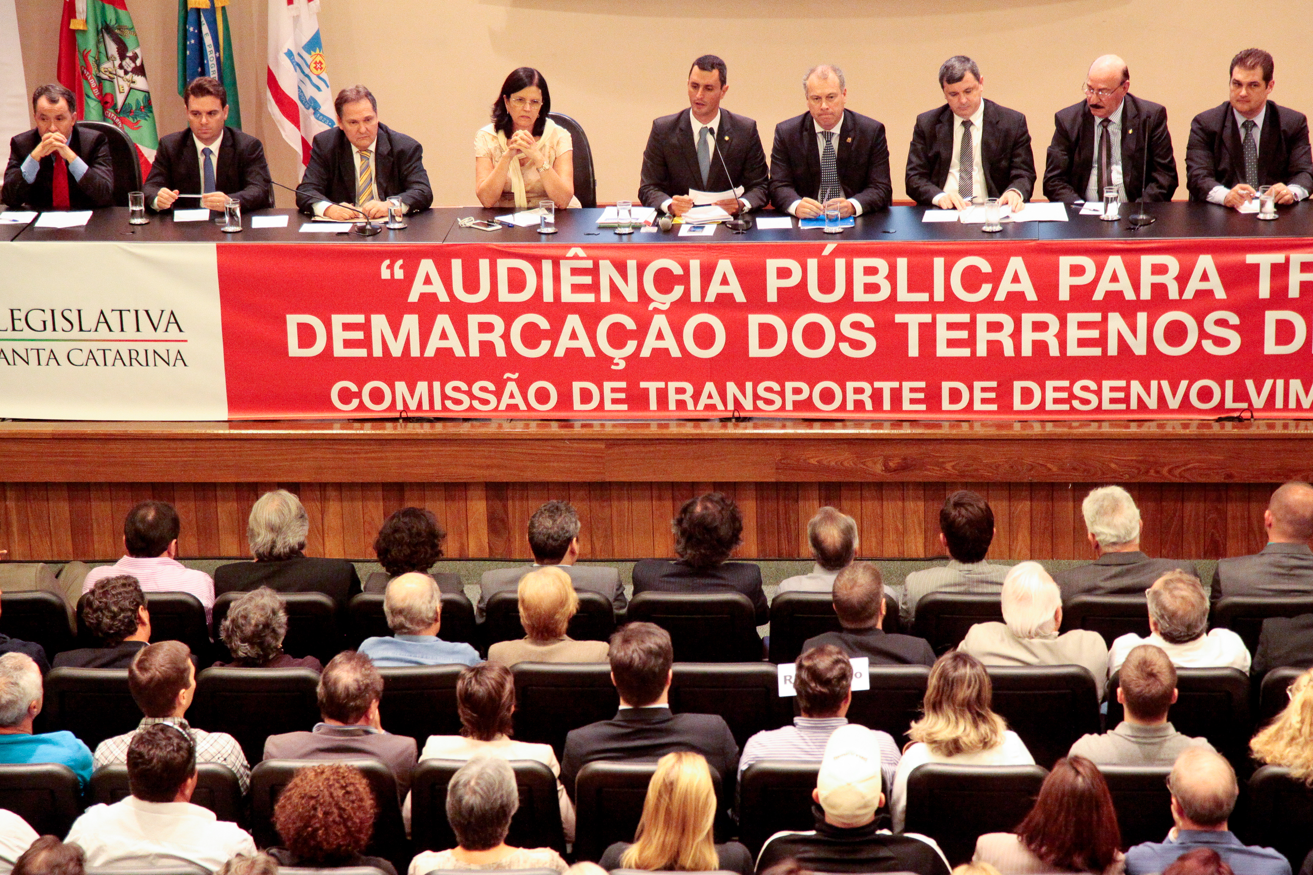 Audiência Pública da Comissão de Transportes, sobre a Demarcação dos Terrenos de Marinha. Foto: Miriam Zomer/Agência AL