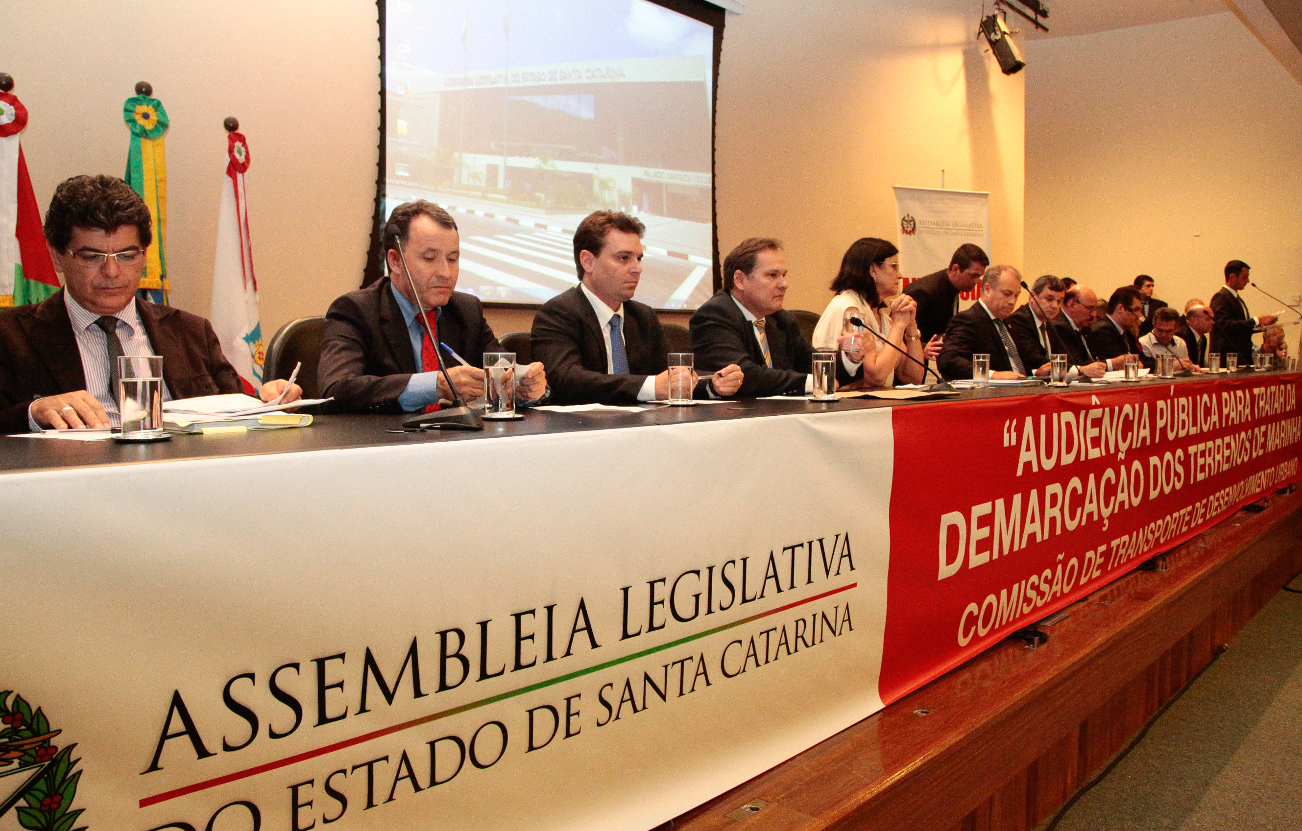 Audiência Pública da Comissão de Transportes, sobre a Demarcação dos Terrenos de Marinha. Foto: Miriam Zomer/Agência AL