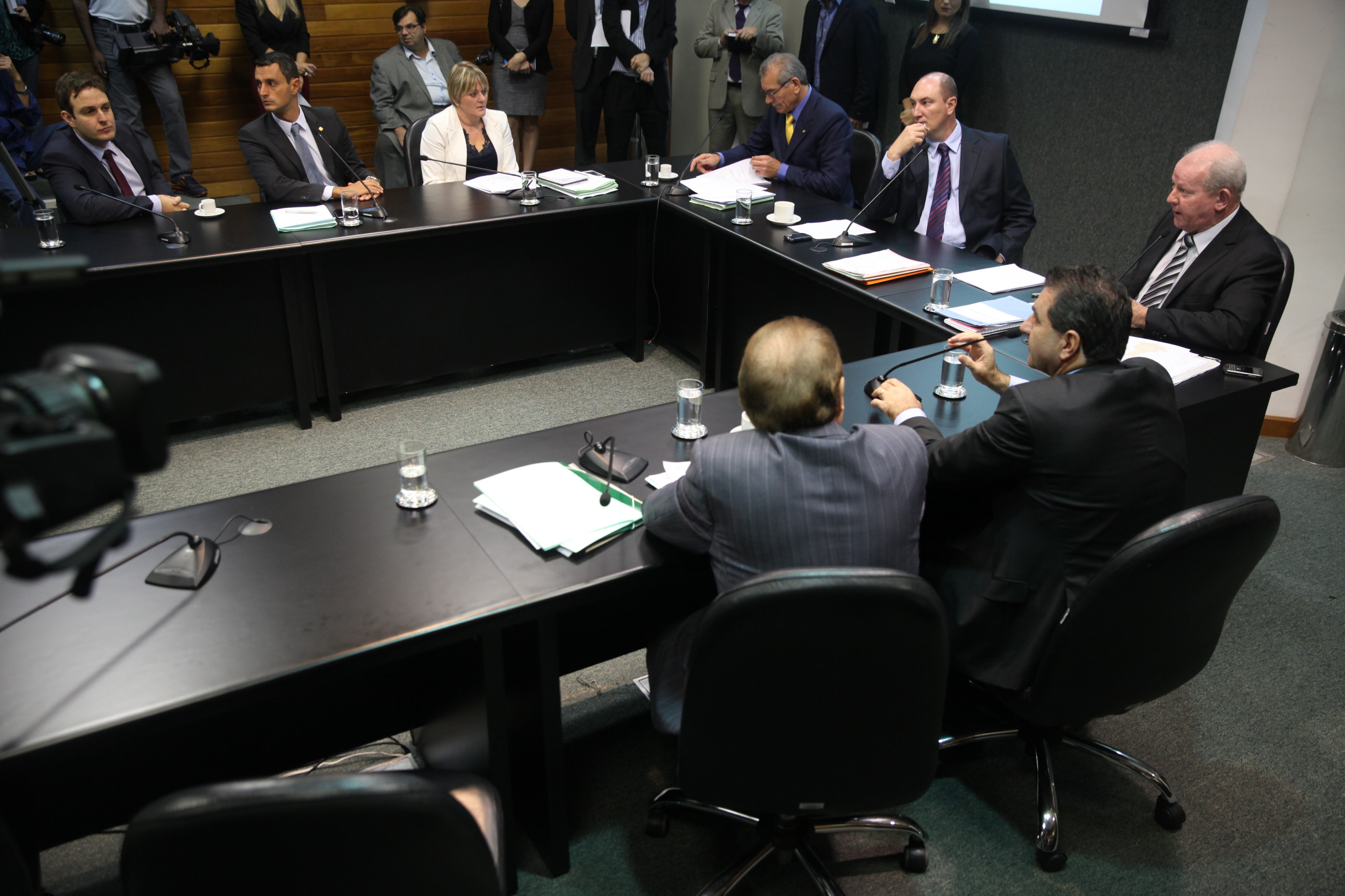 Reunião da Comissão de Constituição e Justiça. Foto: Fábio Queiroz / Agência AL