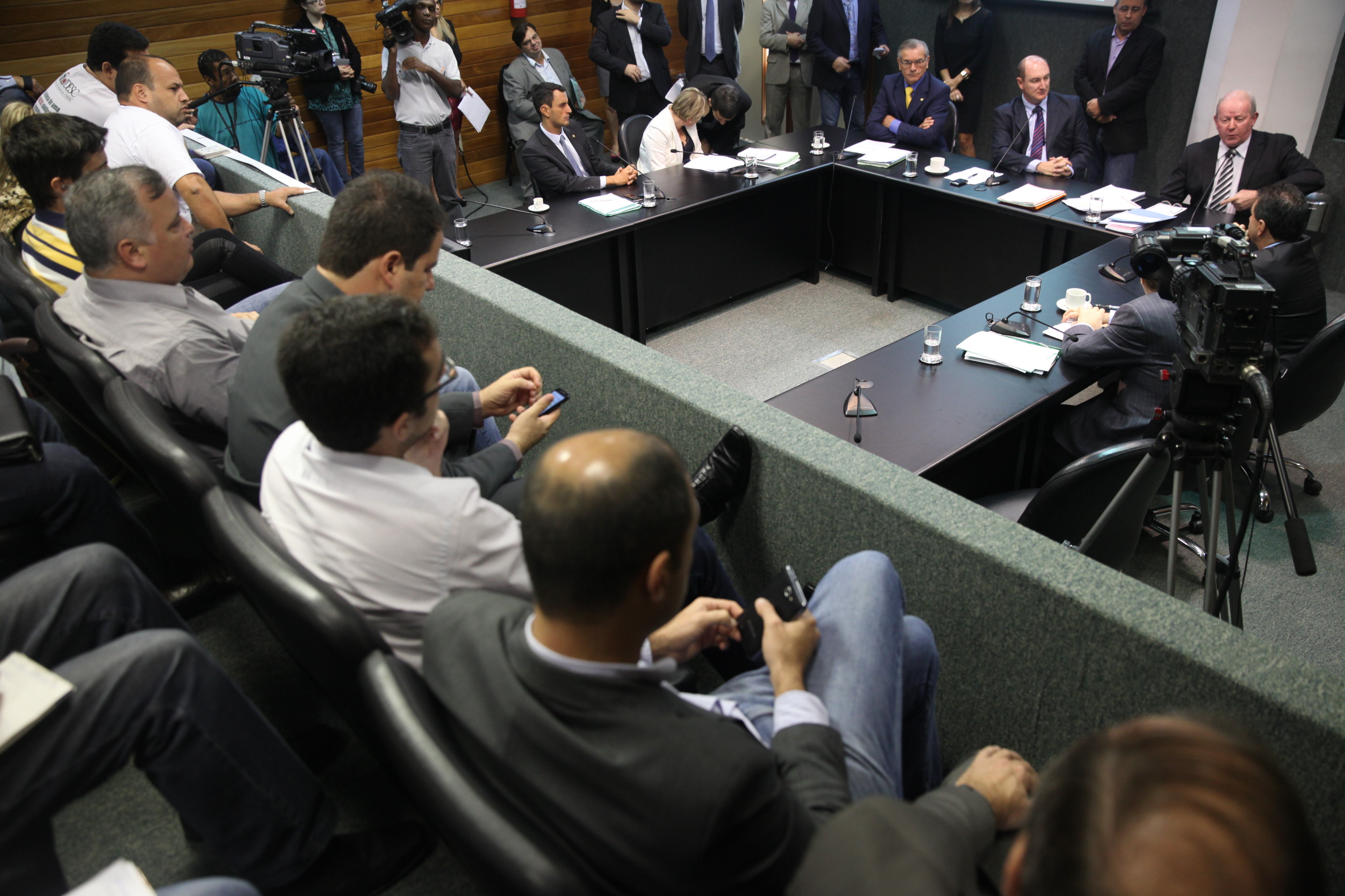 Reunião da Comissão de Constituição e Justiça. Foto: Fábio Queiroz / Agência AL