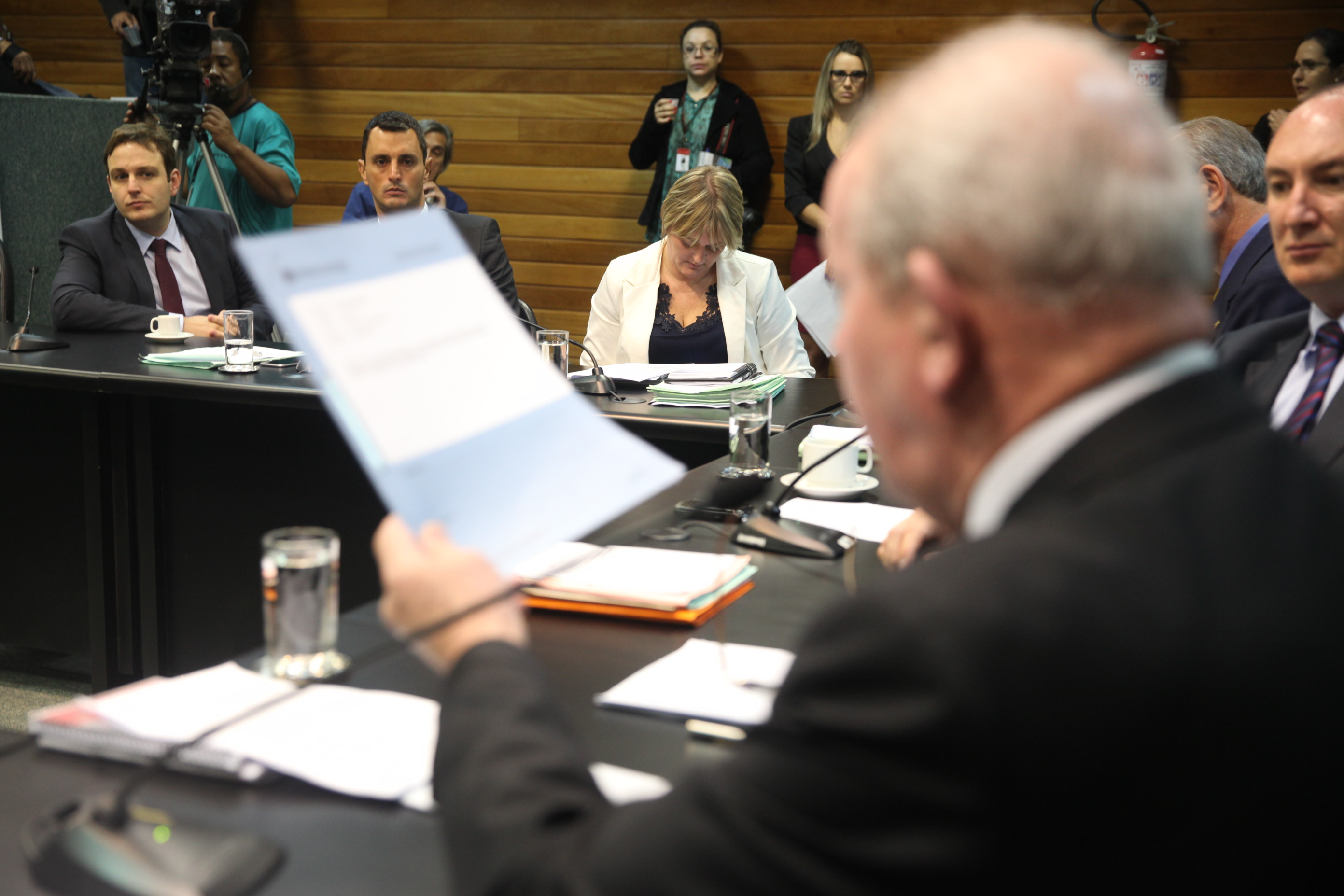 Reunião da Comissão de Constituição e Justiça. Foto: Fábio Queiroz / Agência AL