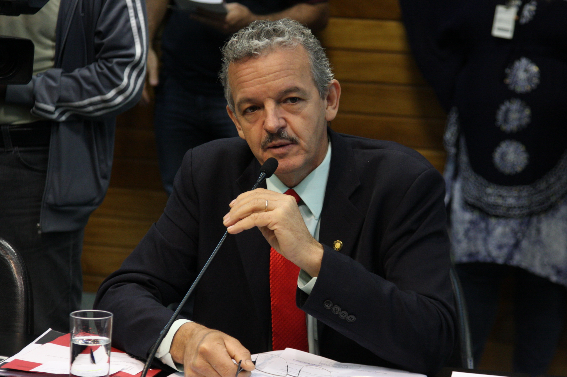 Comissão de Finanças e Tributação. Deputado Dirceu Dresch (PT)  Foto:Yuri Santos / Agência AL