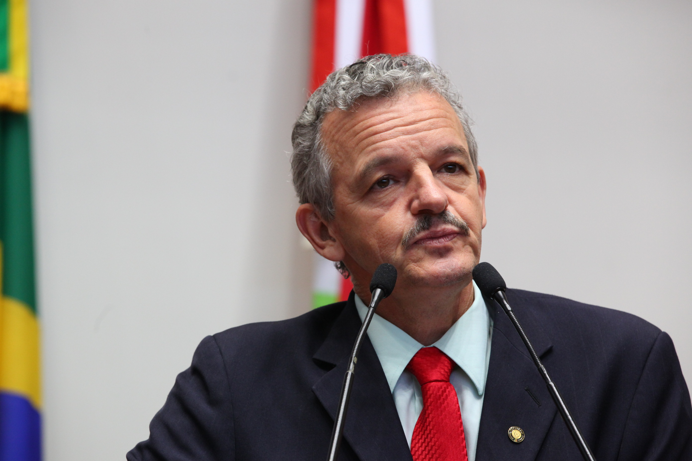 Deputado Dirceu Dresch (PT) Sessão Ordinária - Plenário. Foto: Eduardo Guedes de Oliveira / Agência AL