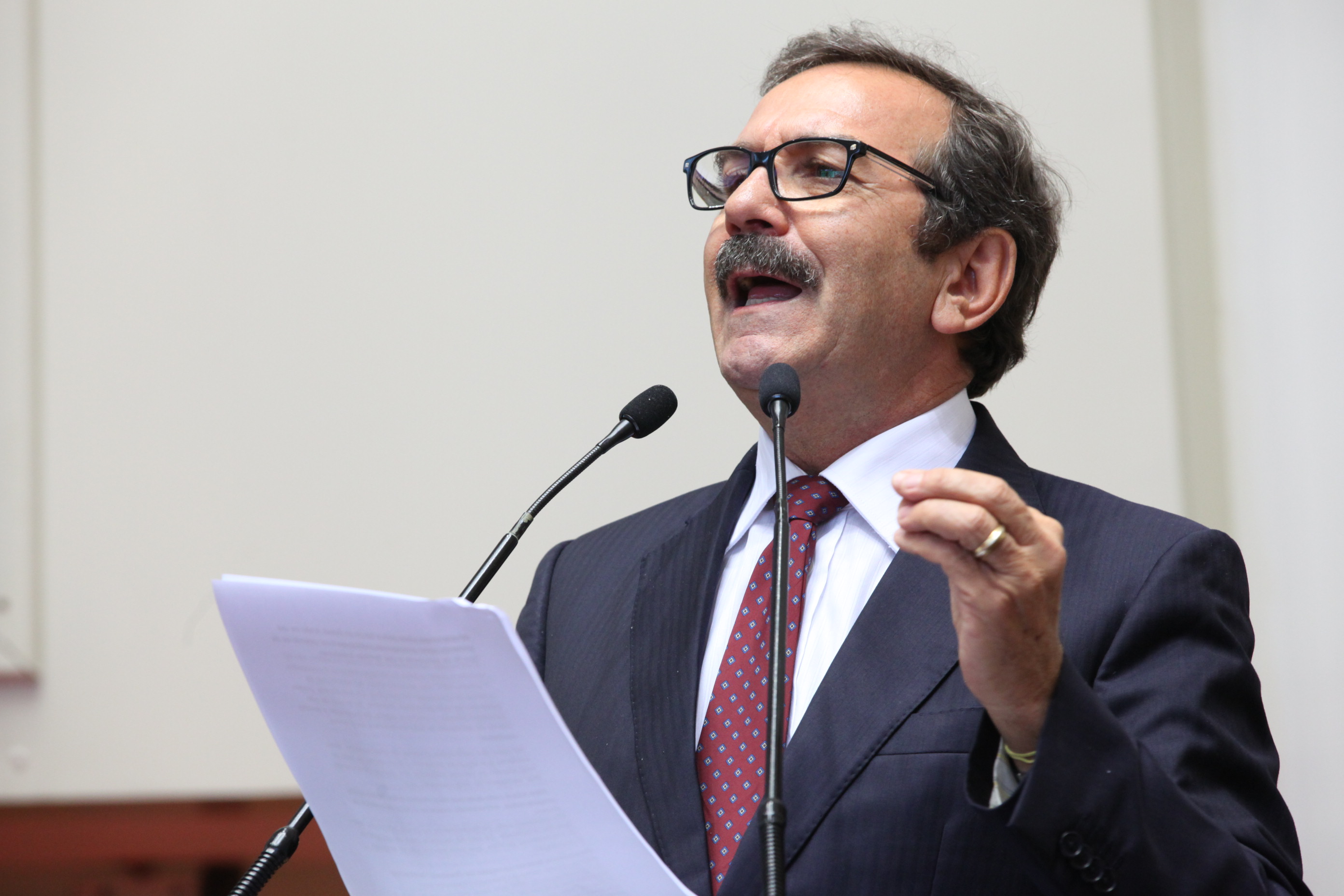 Deputado Serafim Venzon (PSDB)  - Sessão Ordinária - Plenário. Foto: Eduardo Guedes de Oliveira / Agência AL