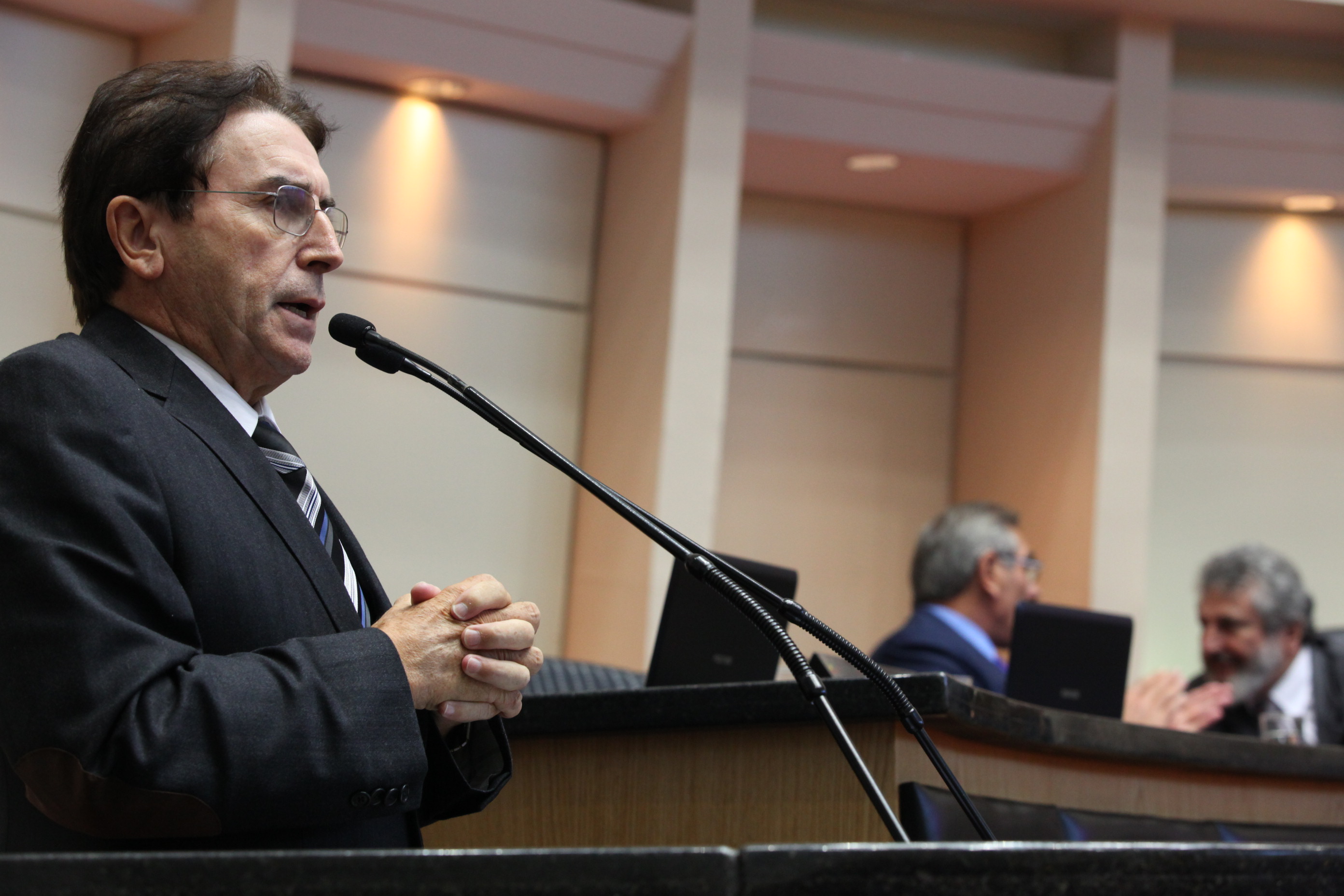 Deputado Antonio Aguiar (PMDB) - Sessão Ordinária - Plenário. Foto: Eduardo Guedes de Oliveira / Agência AL