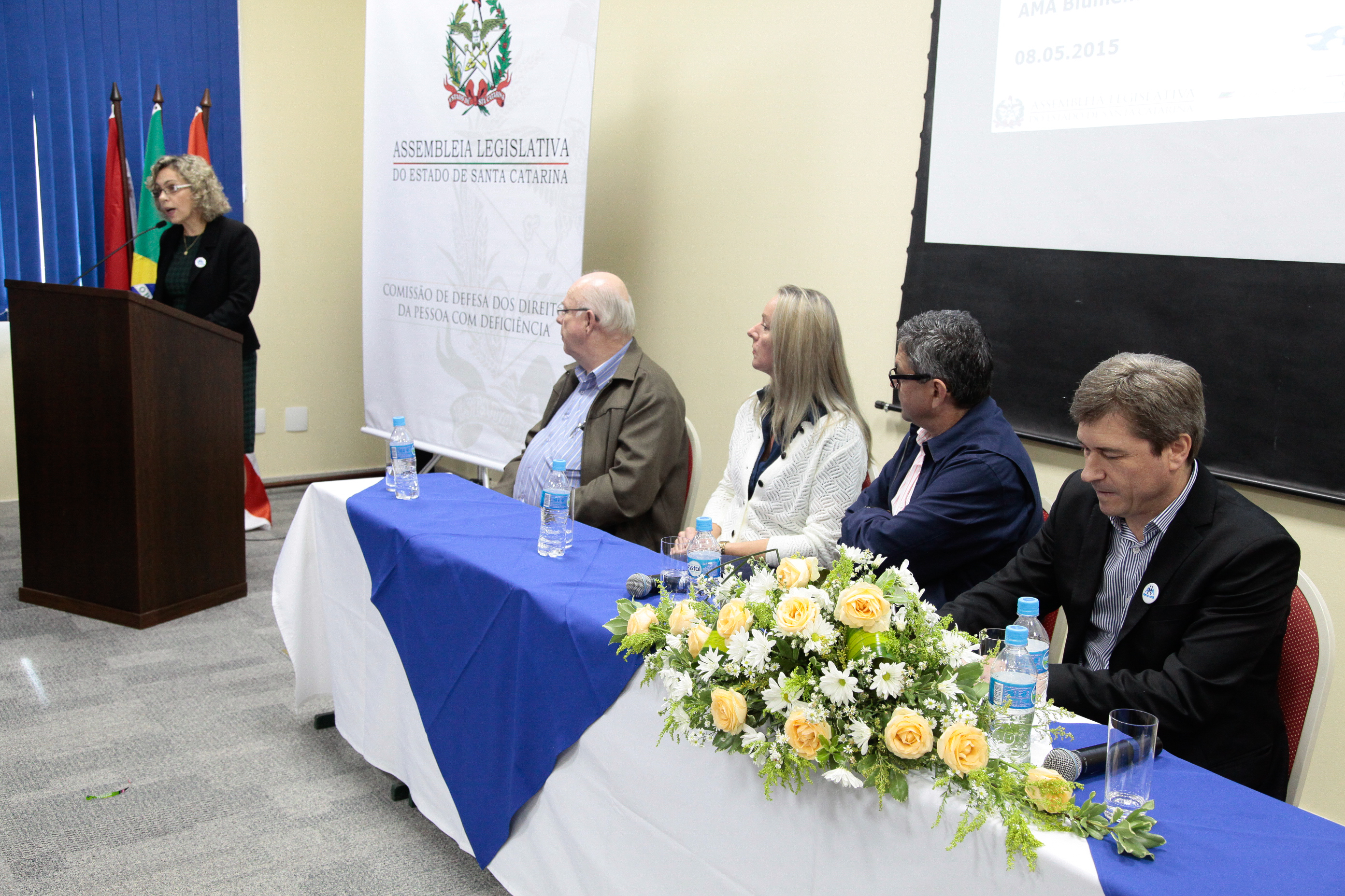 Seminário Descentralizado de Estudo e Conscientização sobre o Autismo - Blumenau.  Foto:Miriam Zomer/Agência AL