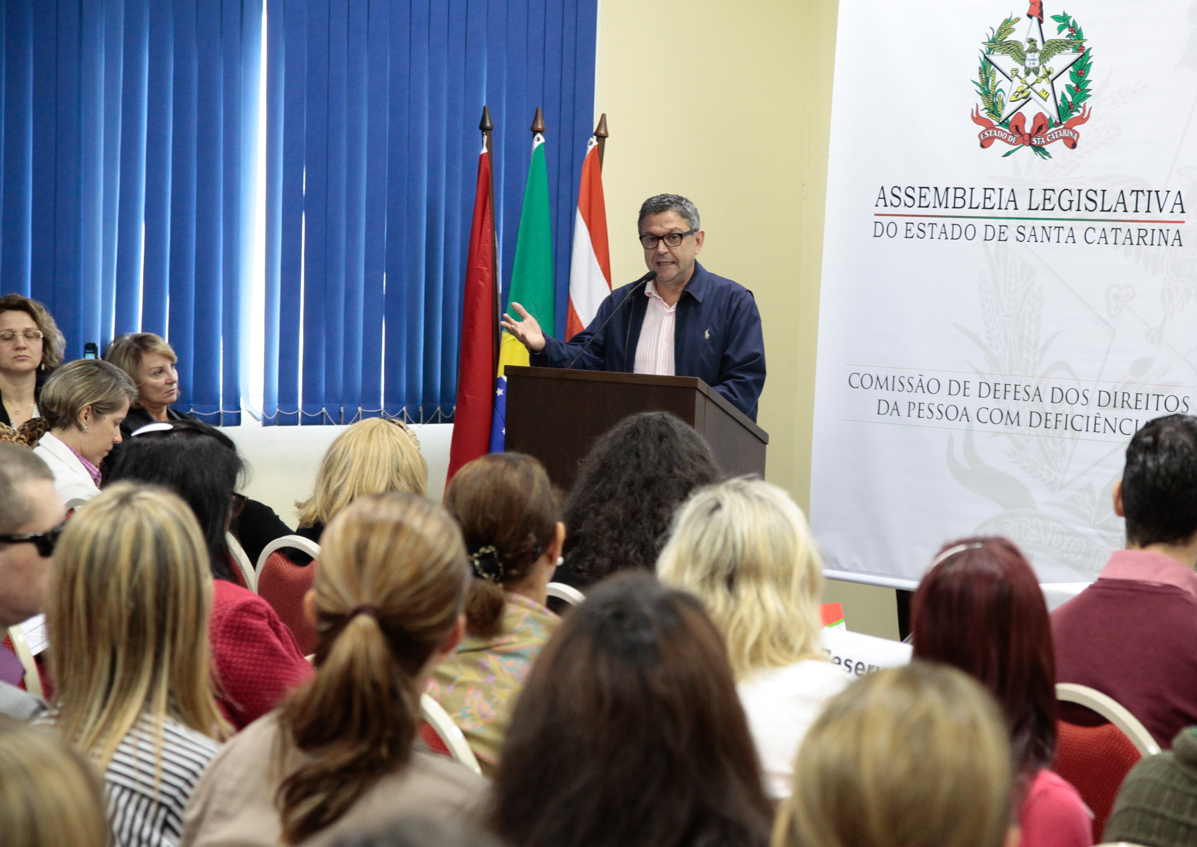 Seminário Descentralizado de Estudo e Conscientização sobre o Autismo - Blumenau.  Foto:Miriam Zomer/Agência AL