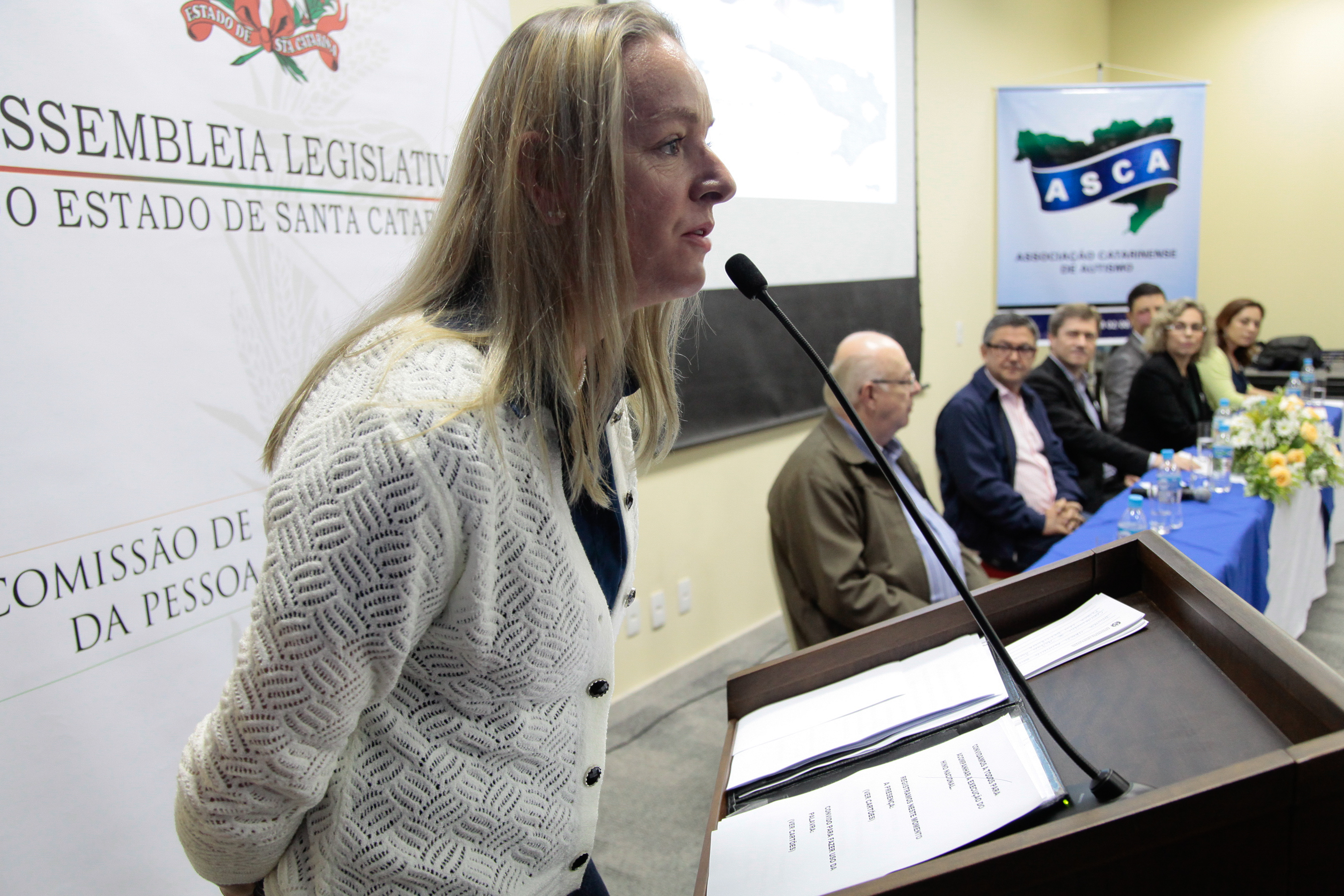 Seminário Descentralizado de Estudo e Conscientização sobre o Autismo - Blumenau.  Foto:Miriam Zomer/Agência AL