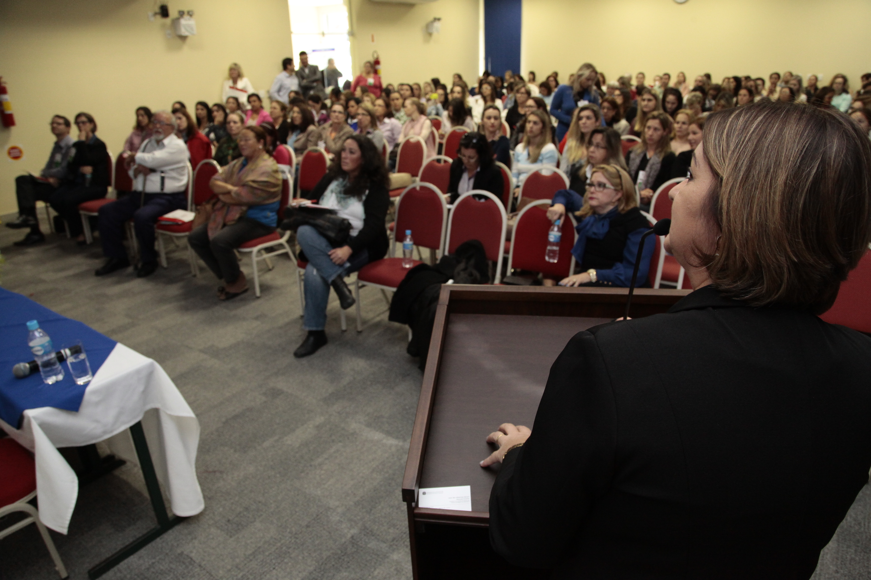 Seminário Descentralizado de Estudo e Conscientização sobre o Autismo - Blumenau. Janice  Steidel Krasniak.  Foto:Miriam Zomer/Agência AL