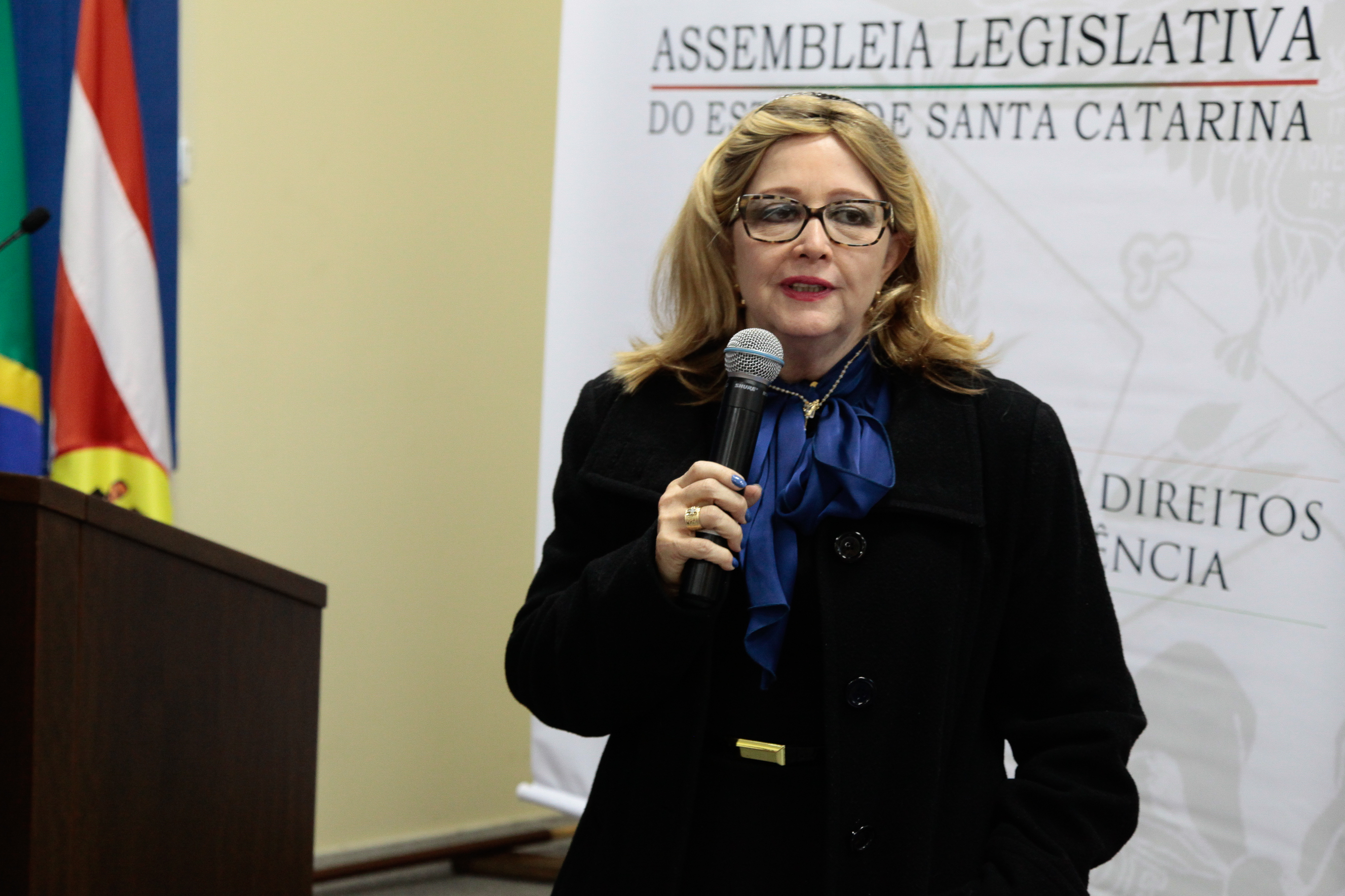 Seminário Descentralizado de Estudo e Conscientização sobre o Autismo - Blumenau. Sueli Cabral Rathsam.   Foto:Miriam Zomer/Agência AL