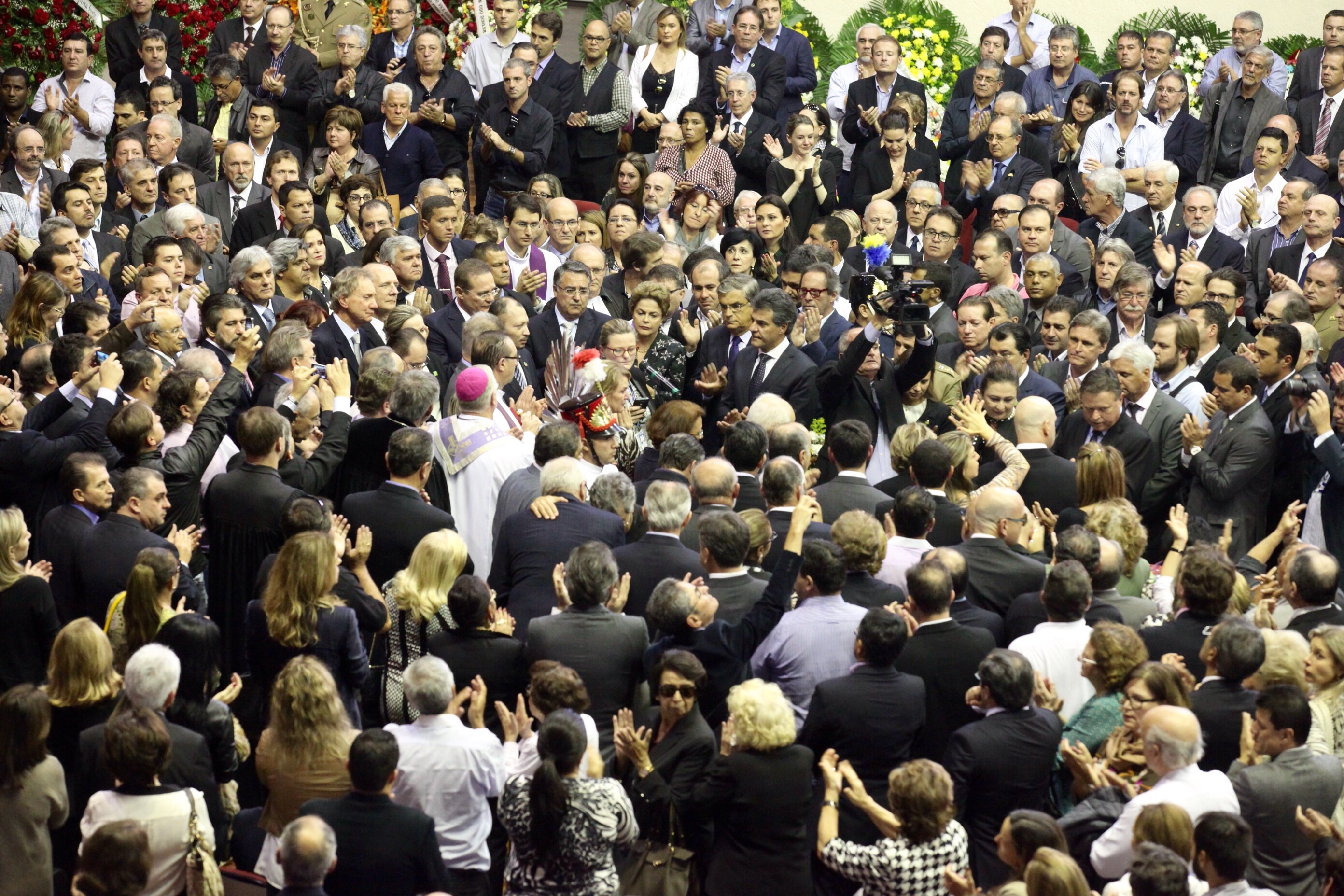 Velório do Senador Luiz Henrique da Silveira no Centreventos Cau Hansen de Joinville. Foto: Fábio Queiroz / Agência AL