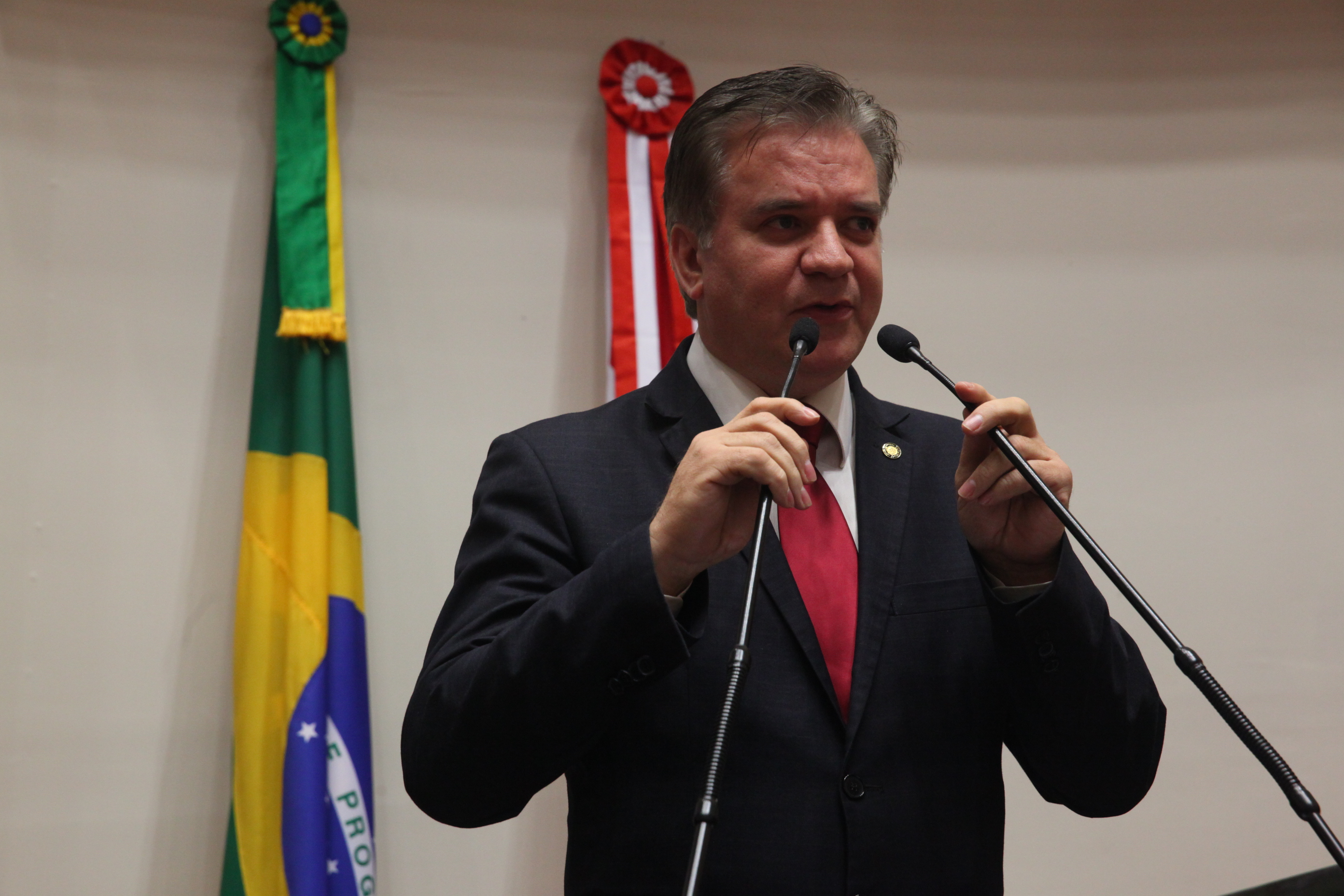 Deputado César Valduga (PCdoB) - Sessão Ordinária - Plenário Osni Régis. Foto: Eduardo Guedes de Oliveira / Agência AL