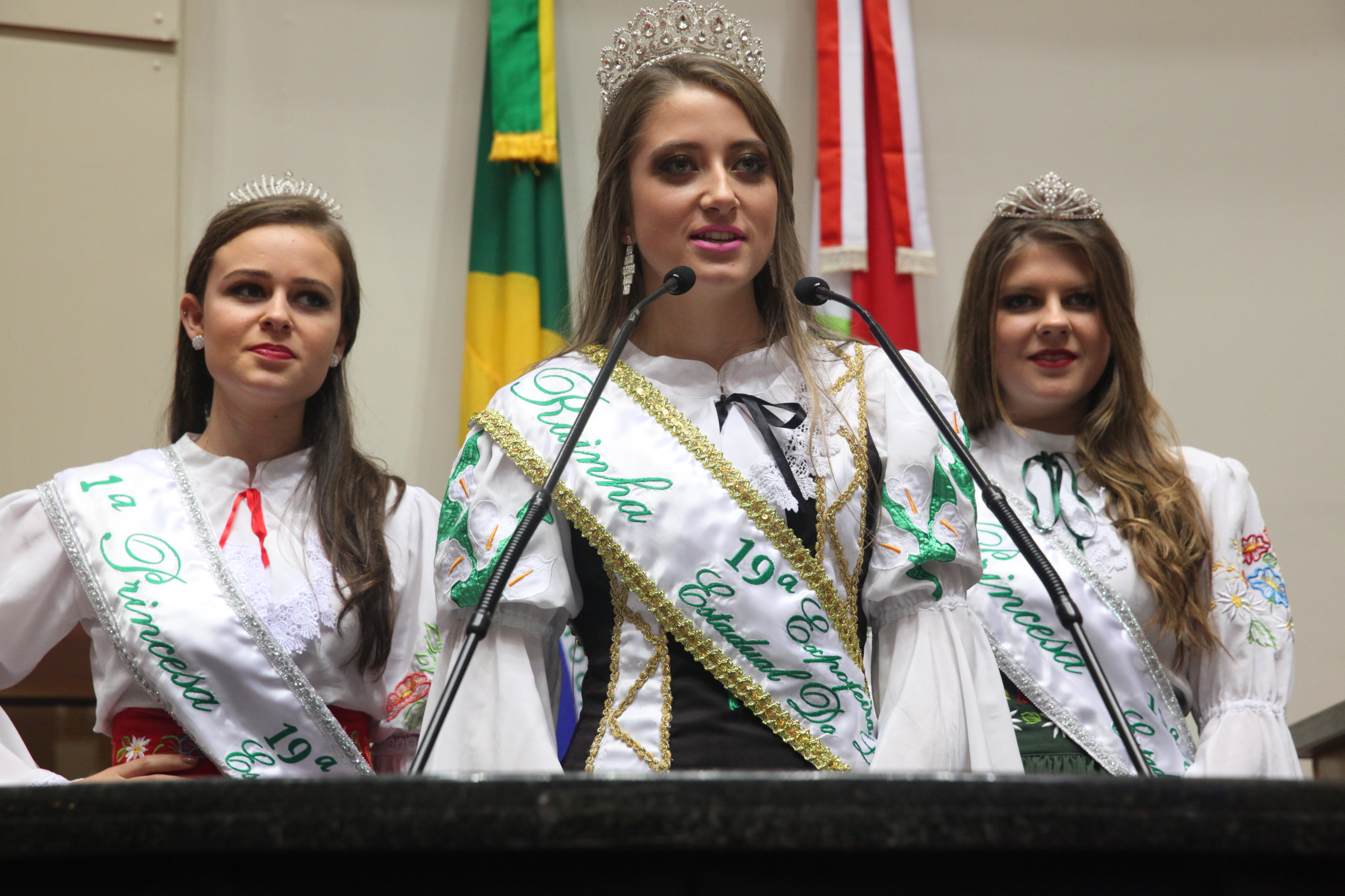 Rainhas da Expofeira Estadual do Leite Foto: Eduardo Guedes de Oliveira / Agência AL