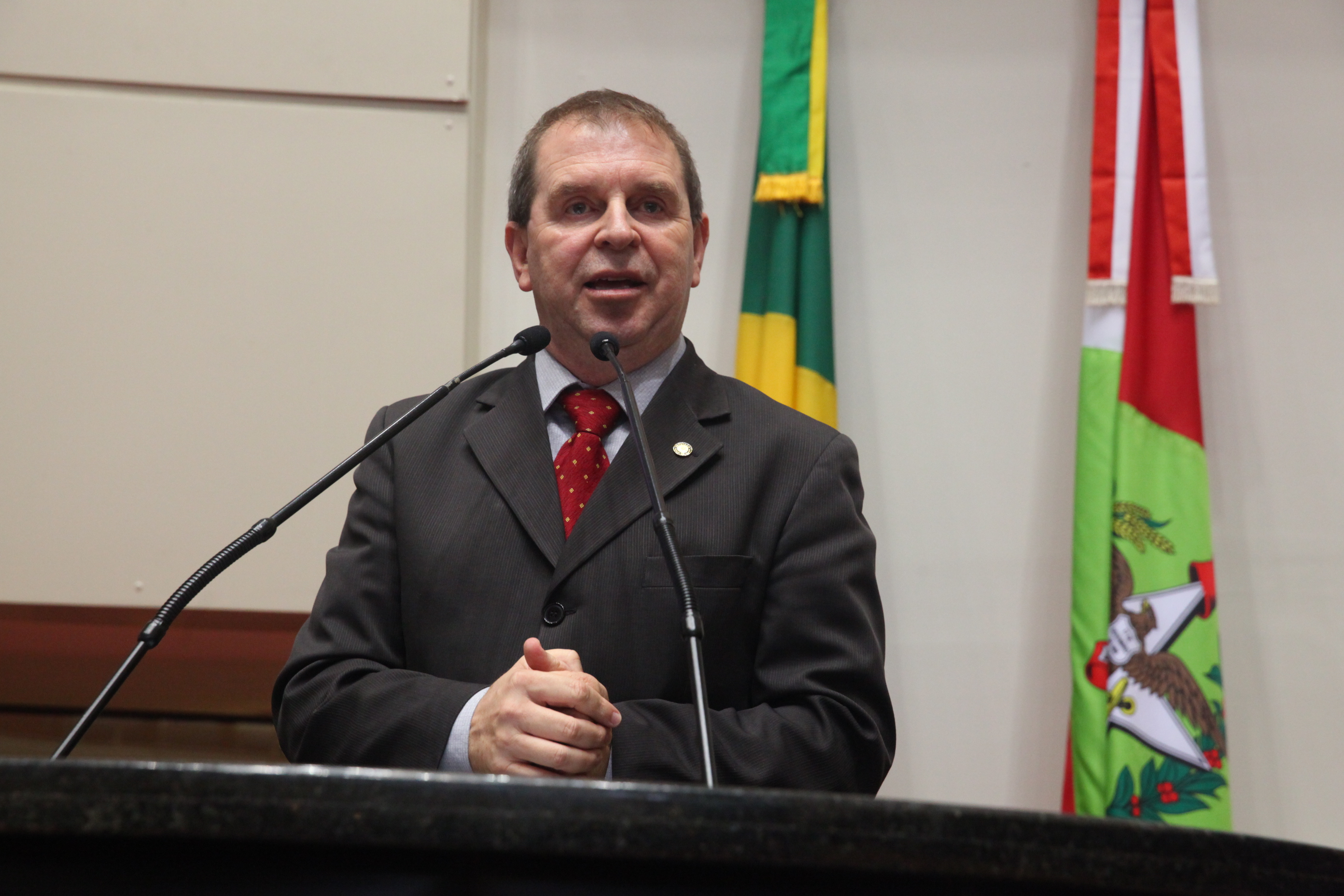 Deputado Mauricio Eskudlark (PSD) - Plenário. Foto: Eduardo Guedes de Oliveira / Agência AL