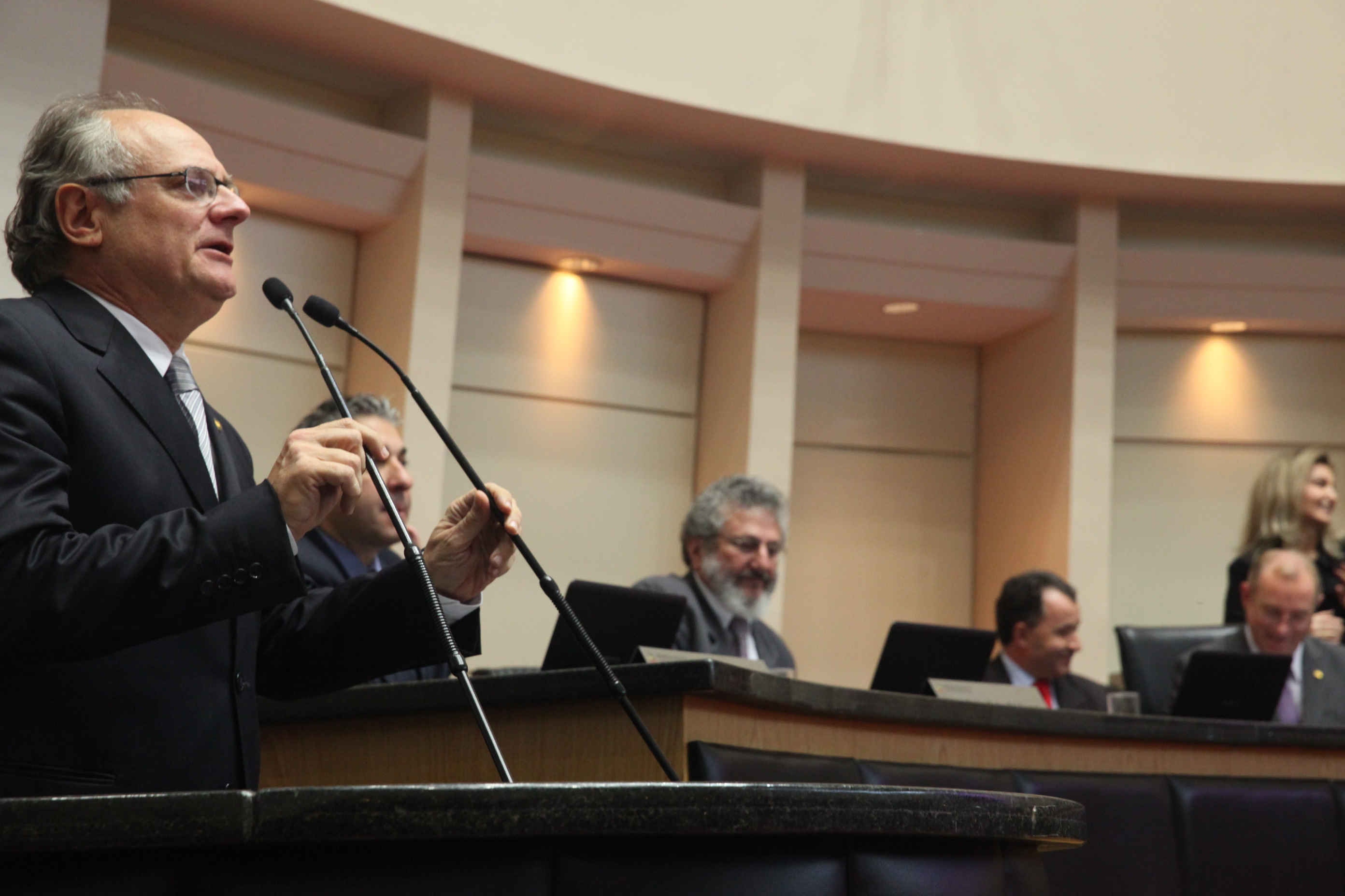 Deputado Vicente Caropreso (PSDB) - Plenário. Foto: Eduardo Guedes de Oliveira / Agência AL