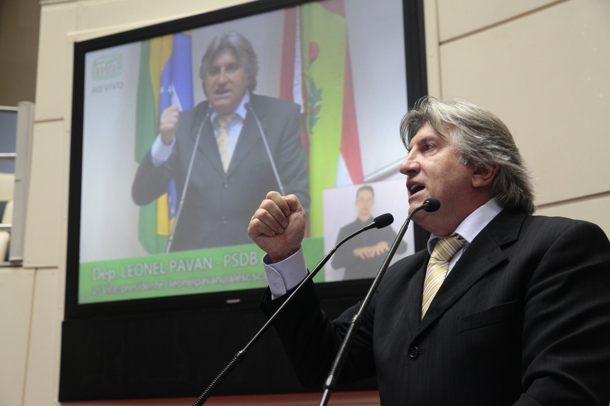 Deputado Leonel Pavan participa da missão da Assembleia nos Estados Unidos FOTO: Eduardo Guedes de Oliveira/Agência AL