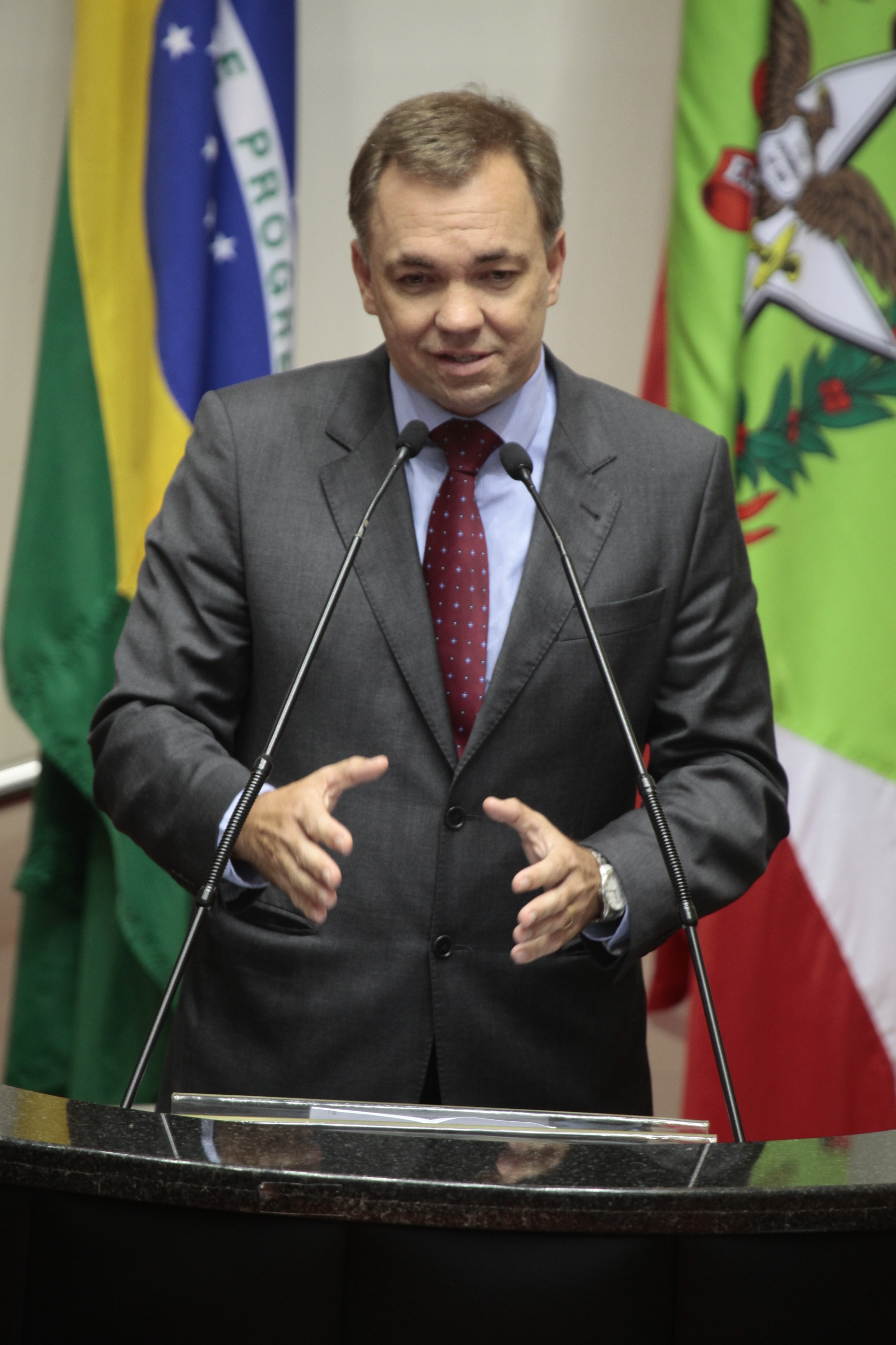Sessão Ordinária - Plenário Osni Régis. Deputado Gean Loureiro (PMDB) Foto: Miriam Zomer/Agência AL