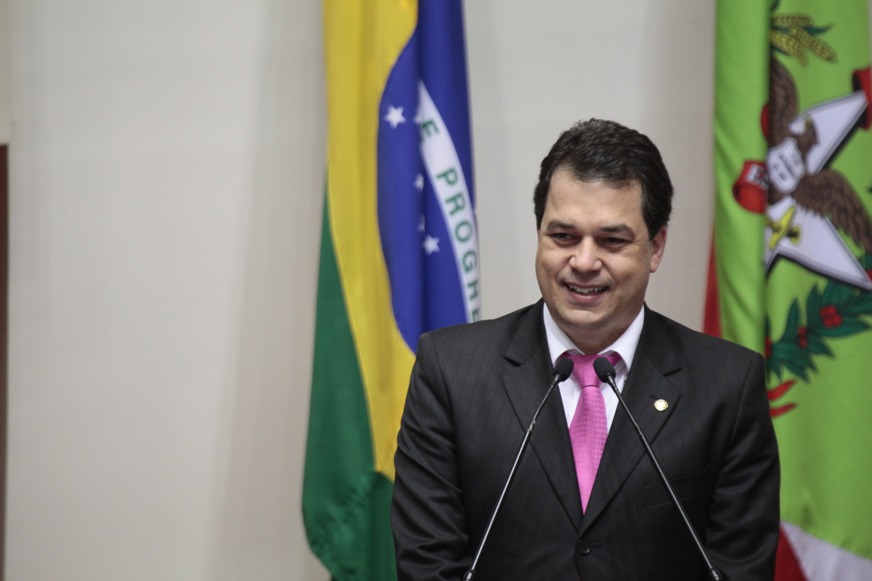Sessão Ordinária - Plenário Osni Régis Deputado Rodrigo Minotto (PDT) - Foto: Miriam Zomer/Agência AL